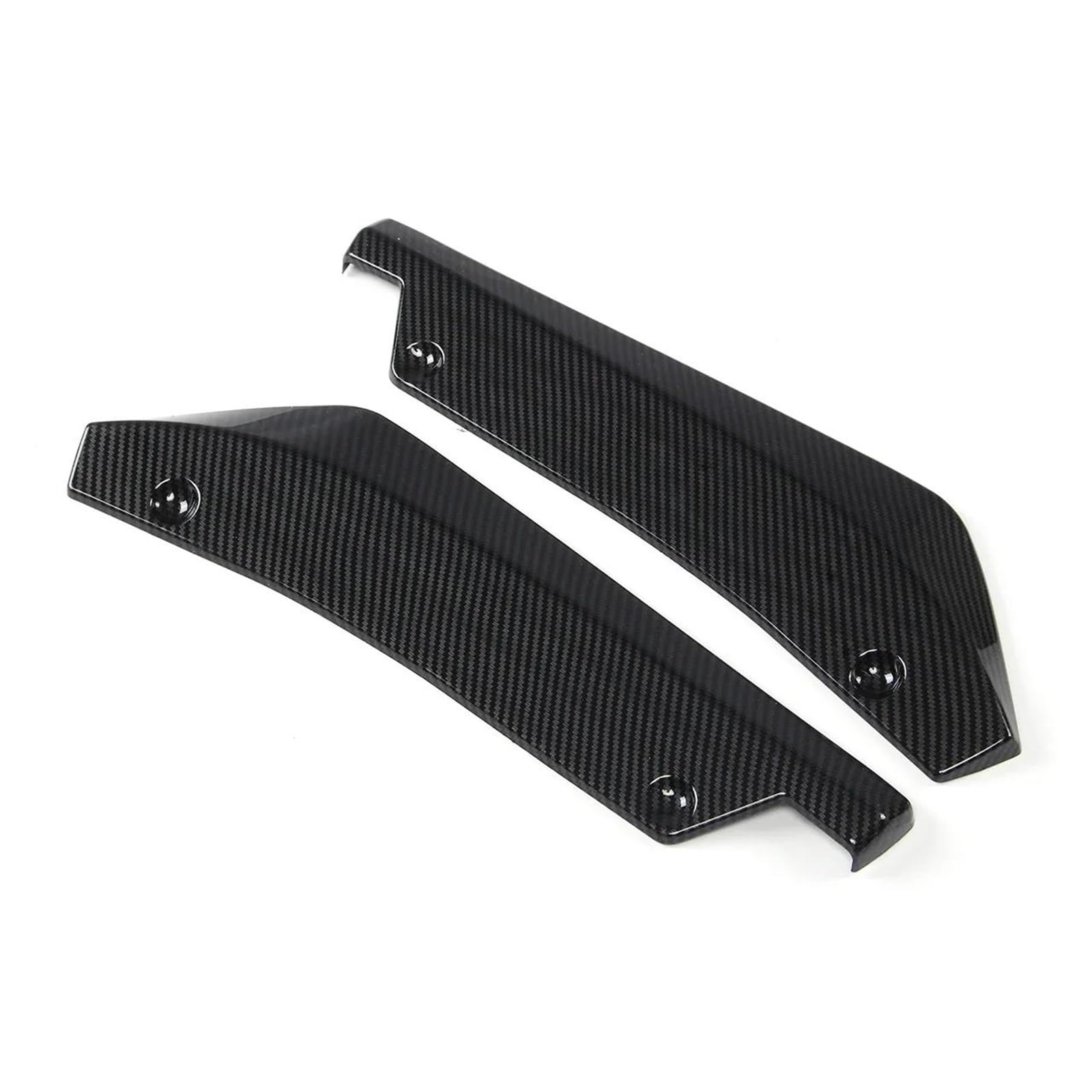 Dachspoilerflügel Für A4 A5 A6 A7 B8 S3 2 Teile/Satz Hinten Lip Canards Splitter Auto Zubehör Seite Spoiler Volant Trim Abdeckung Aufkleber Heckspoiler Heckflügel(Carbon Fiber Look) von HXVGEGKPYK