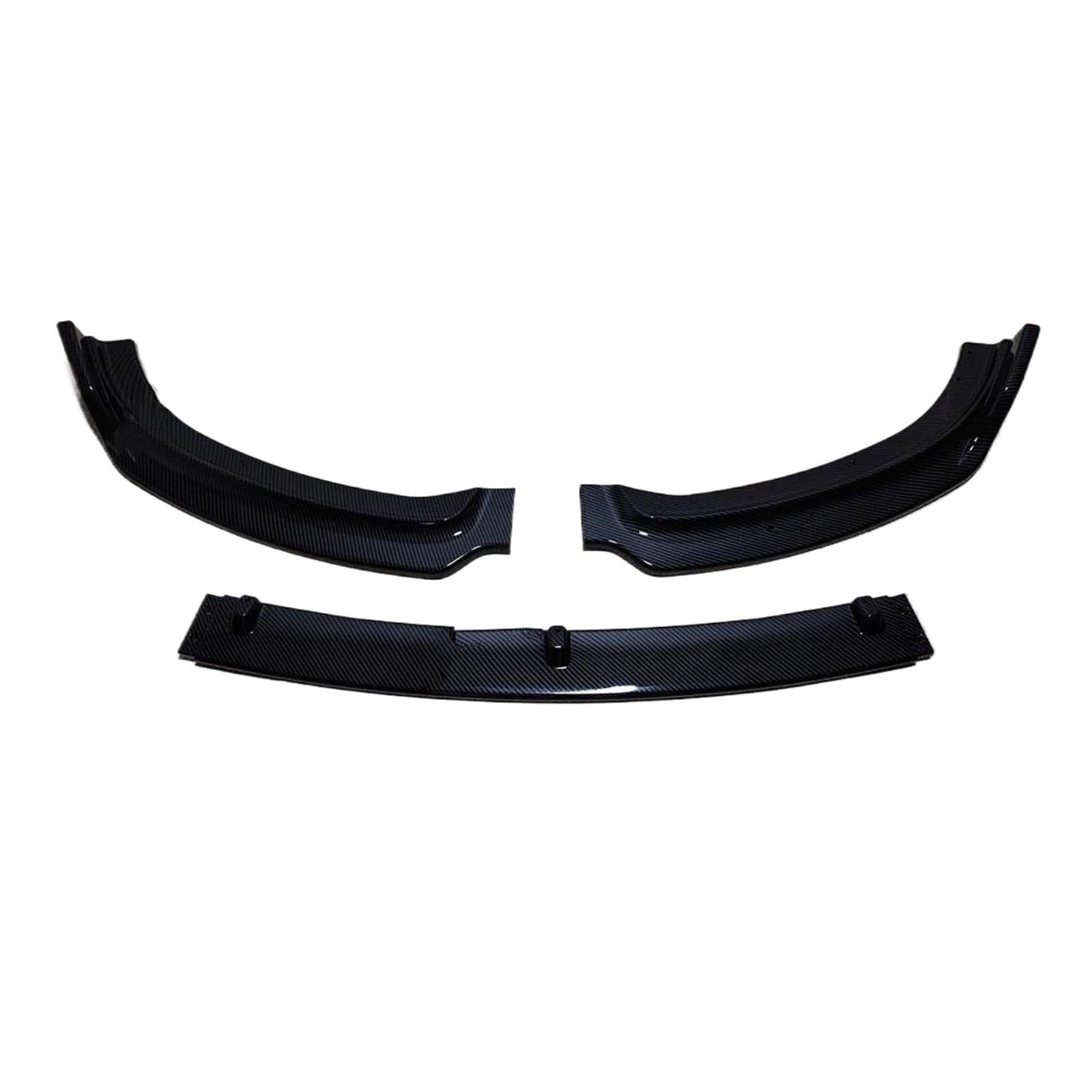 Dachspoilerflügel Für Seat Für Ibiza MK5 Für Standard Für FR 2017-2024+ Diffusor Splitter Canard Spoiler Body Kit Tuning ABS Schwarz Auto Vordere Stoßstange Lip Untere Heckspoiler Heckflügel(Carbon Lo von HXVGEGKPYK