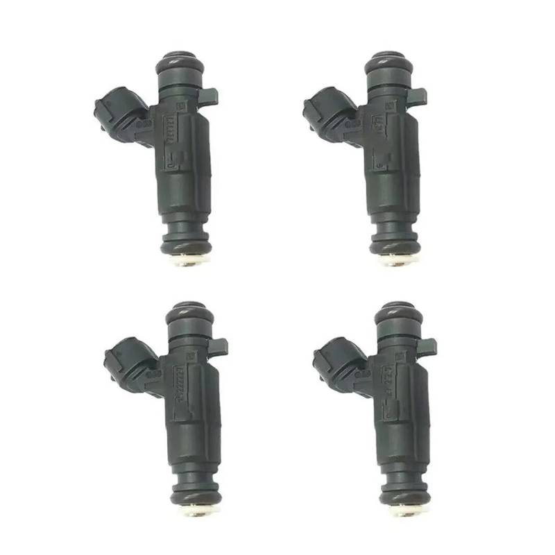 Einspritzventil FÜR Peugeot 108 208 308 1.2 L 12V FÜR HMZ Auto Kraftstoff INJEKTOR Zubehör Kraftstoff Injektion Düse 0280156127 Kraftstoffeinspritzdüse(4pcs) von HXVGEGKPYK