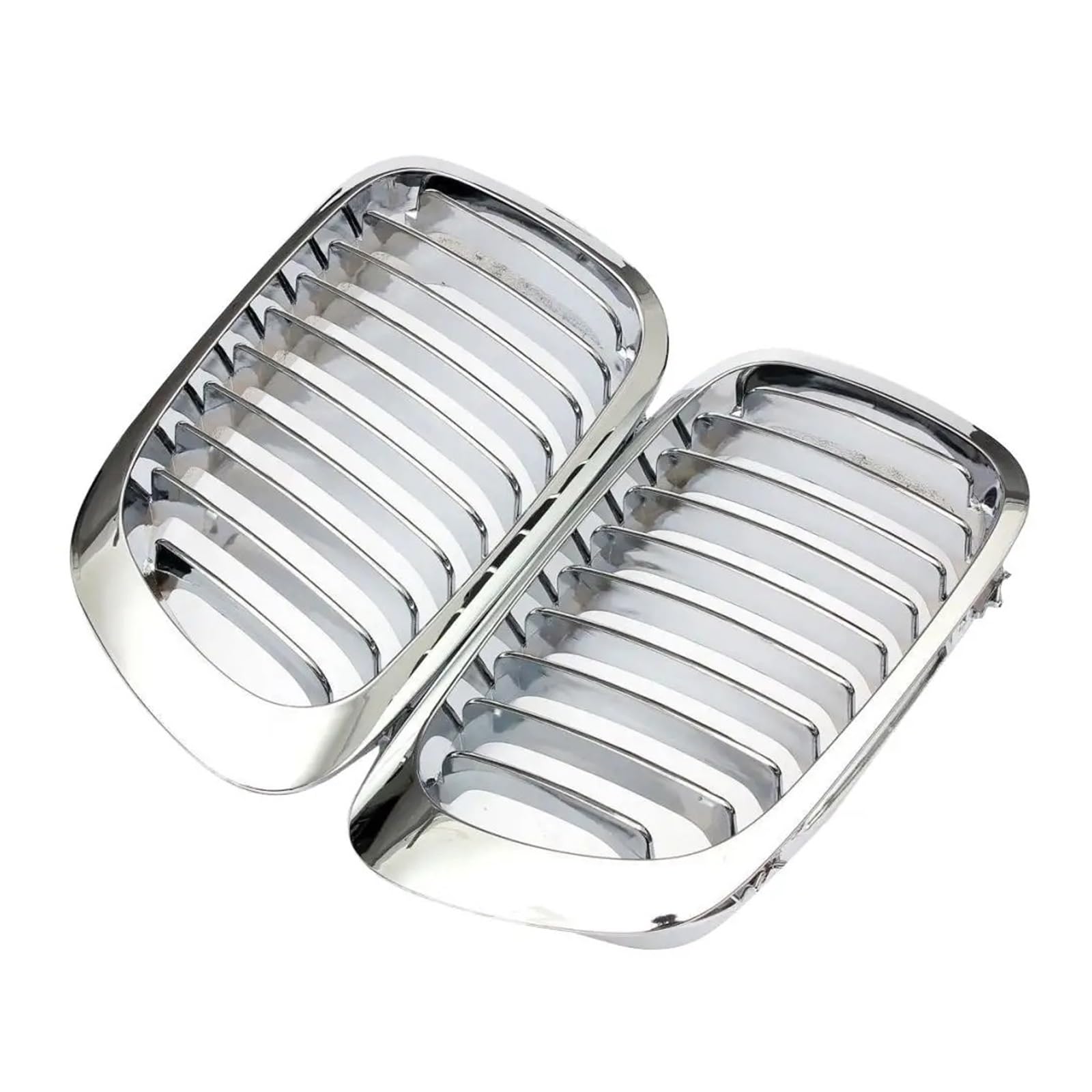 Kühlergrill 2 Stück Für 3er E46 Für M3 Auto Silber Fronthaubengrill Chromgrill Mesh Kühlergrill Front Kühlergrille Kühlergrill 2 Stück Für 3er E46 Für M3 Auto Silber Fronthaubengrill Chromgrill Mesh Kühlergrill Front Kühlergrille von HXVGEGKPYK