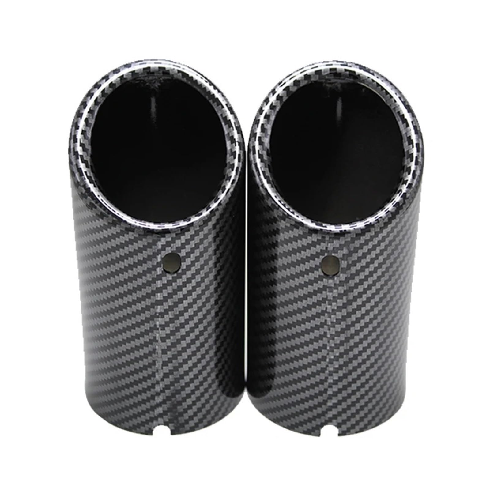 Sound Auspuff Schalldämpfer Rohr 2 Stücke Für 3 Serie E30 E36 E46 E90 E91 E92 E93 F30 F31 F34 G20 F35 M3 Carbon Faser Auto Auspuff Hinten Schalldämpfer Spitze End Rohr Abdeckung Auspuff Endrohr(2,2018 von HXVGEGKPYK