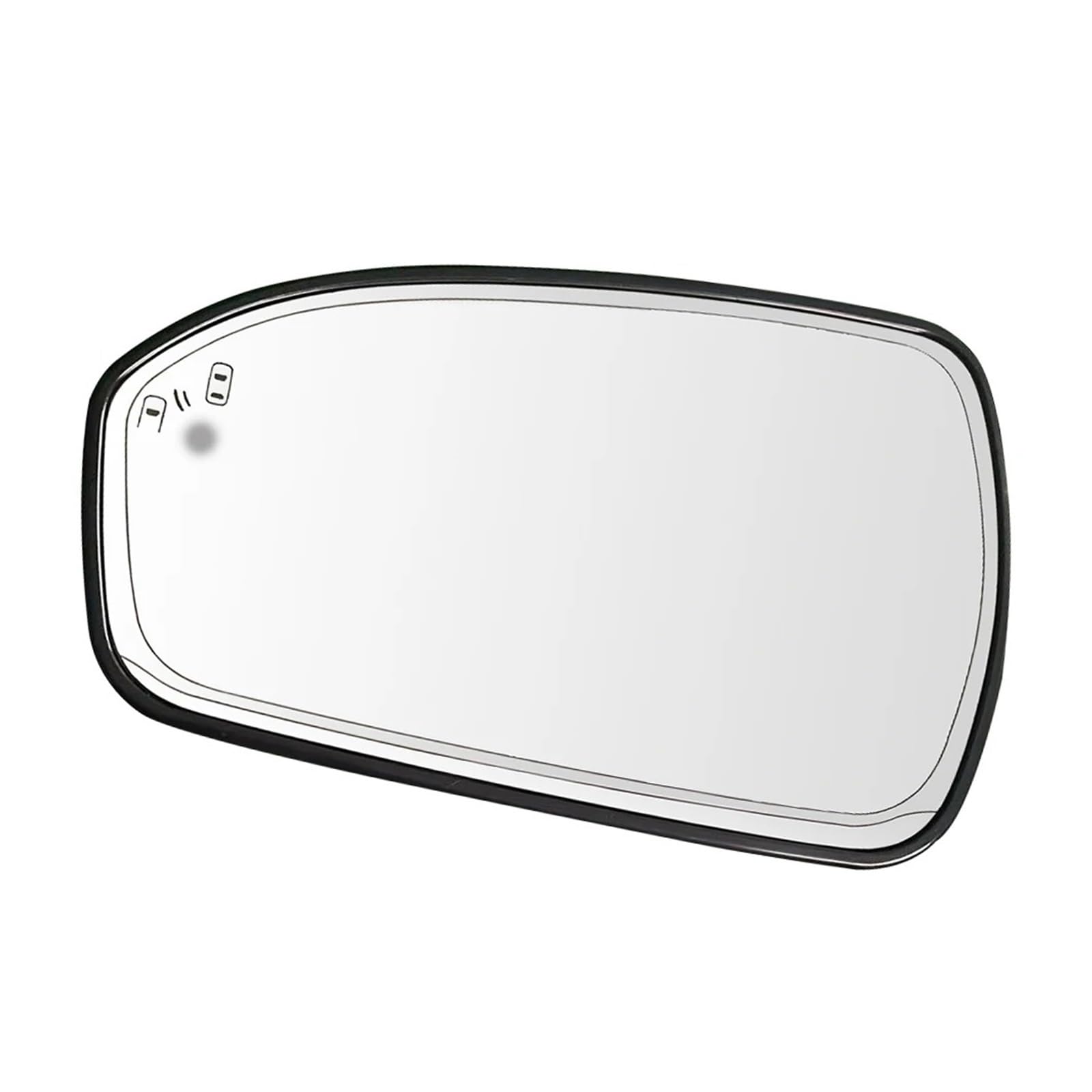 Spiegelglas Ersatz Für Fusion 2013-2018 2019 2020 2021 Auto Seite Erhitzt Spiegel Glas Rückspiegel Objektiv Mit Blinden Fleck Links Rechts DS7Z17K707H DS7Z17K707C Außenspiegel Glas Links (Left Drive von HXVGEGKPYK