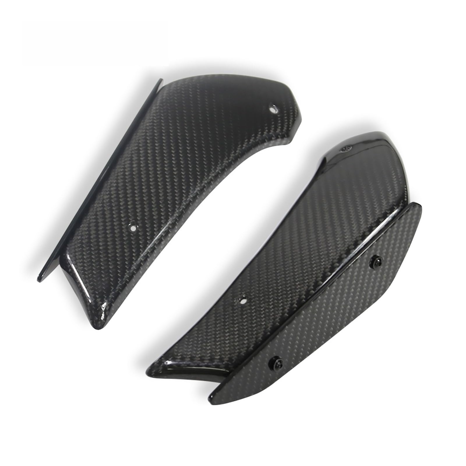 2023 kompatibel mit 400 400 2018–2024 2020 Motorrad-Verkleidungsteilen, aerodynamischer Flügelsatz, Fester Winglet-Verkleidungsflügel(Carbon Fiber) von HXYLS