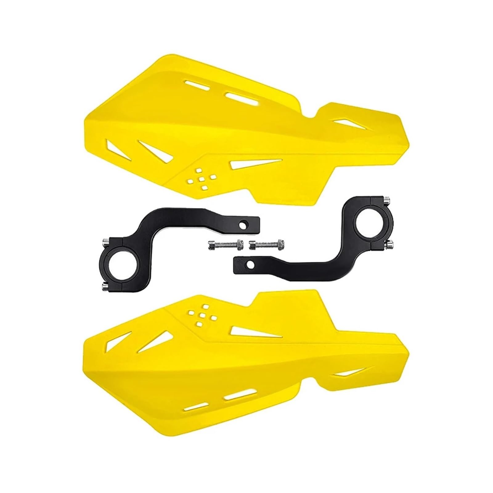 22 28mm Motorrad Dirt Bike Handschutz Lenker Schutz Griff Hand Guards Protector(Yellow) von HXYLS