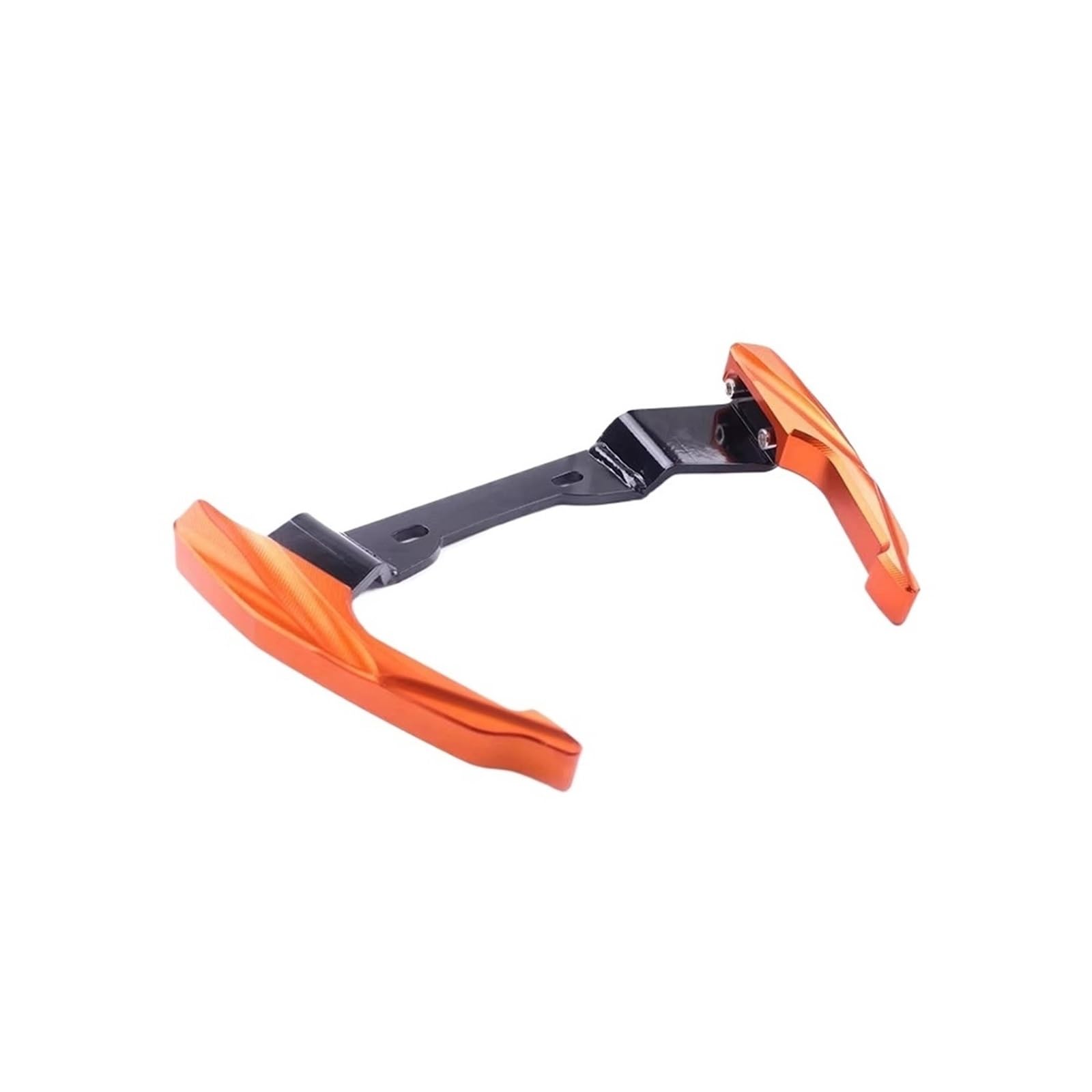 CNC Aluminium Universal Motorrad Rücksitz Griff Haltegriff Handschiene(Orange) von HXYLS