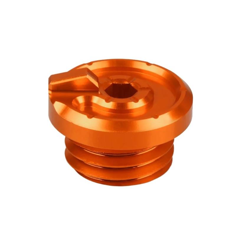 For 790 Adventure R/S 1290 Super Adventure/Du-ke GT 690 DU-KE IIII/R 990 SMR/SMT Motorrad Motor Öl Einfüllschraube Abdeckkappe Stecker(Orange) von HXYLS