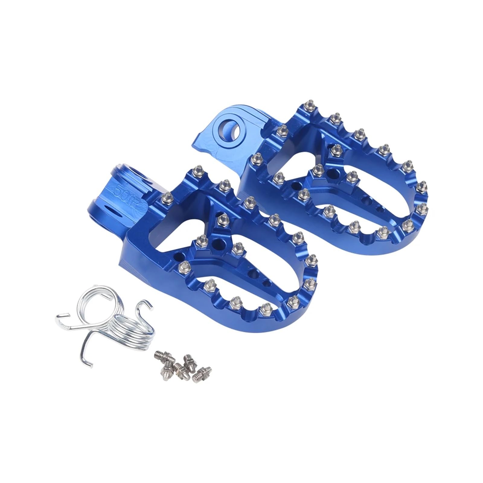 Fußrasten Fußstützen Pedale kompatibel mit 690 ENDURO SMC R SX EXC XC 1290 ADV S for BETA RR 2T 4T kompatibel mit 701 SM TC FX TE FE 300(Blue) von HXYLS