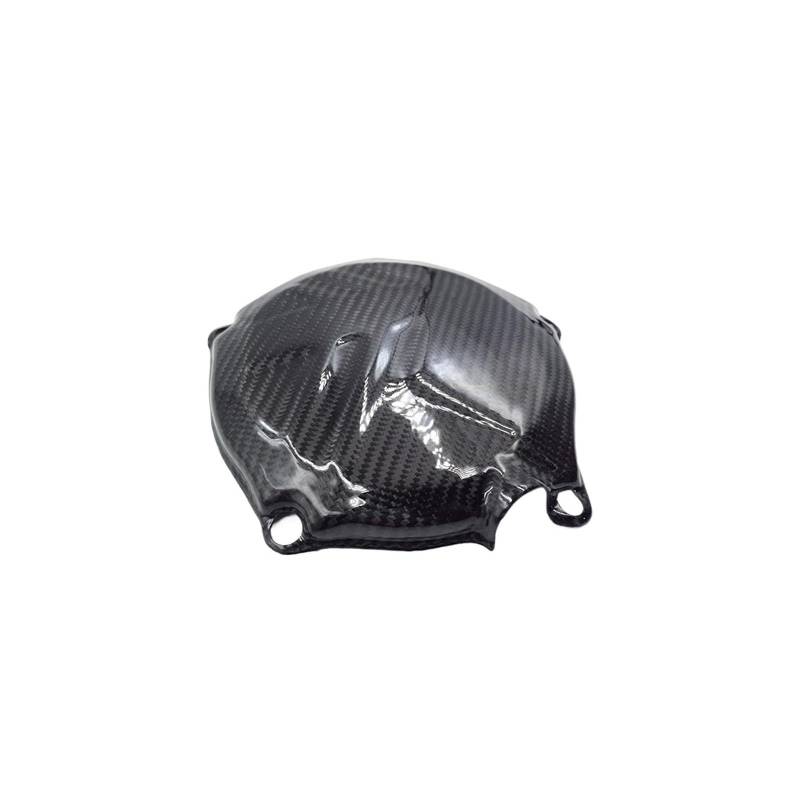 Kohlefaser-Kupplungsschutz, Zündschutzabdeckung, kompatibel mit KX250 2020 KX250F 2017–2020 Off-Road-Motorradzubehör(Carbon fibre1) von HXYLS