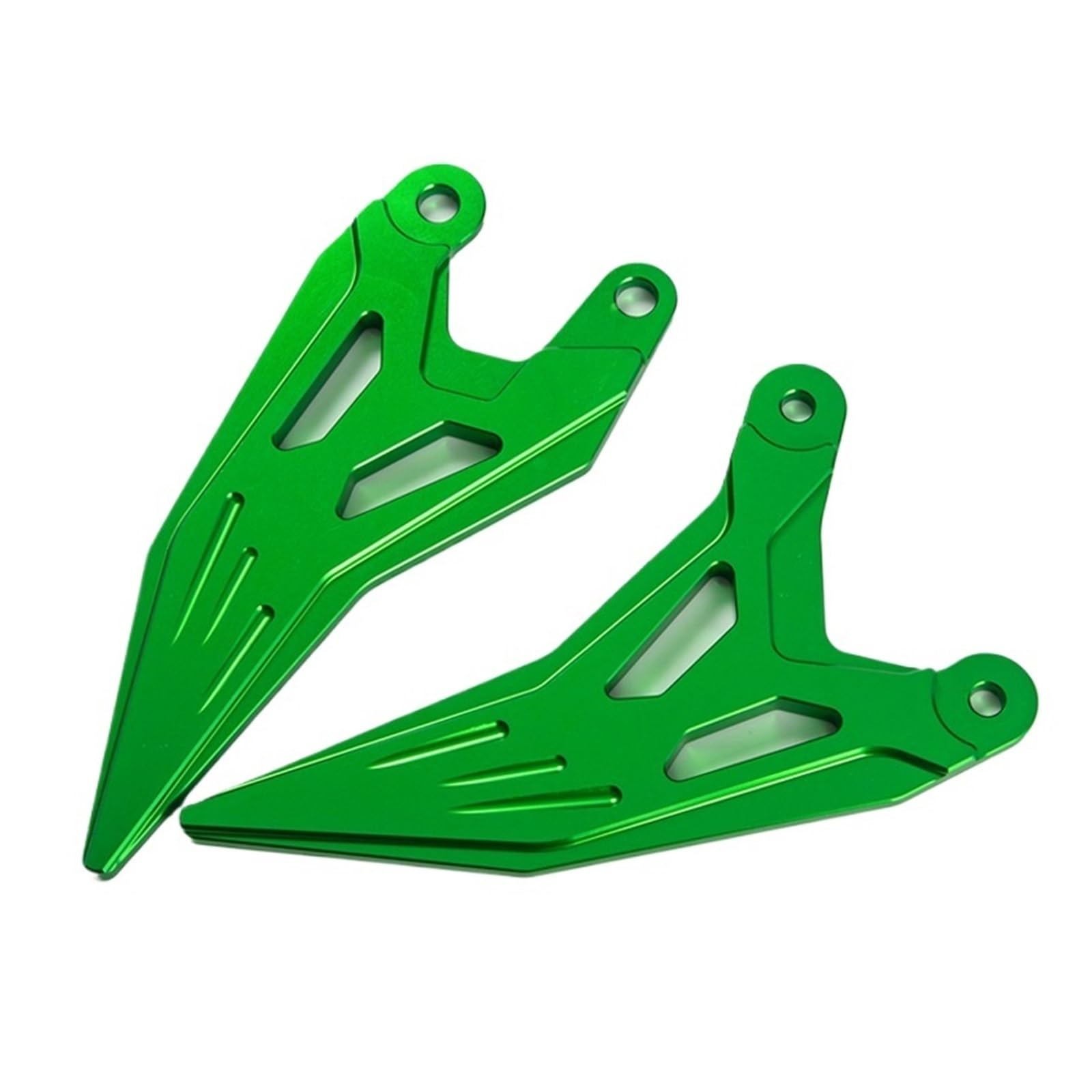 Kompatibel mit 400 Z400 400 2018-2020 2021 2024 Motorrad Fußpedal Pedal Kit Fersenplatte Schutzhülle Zubehör(Green) von HXYLS