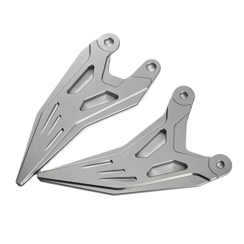 Kompatibel mit 400 Z400 400 2018-2020 2021 2024 Motorrad Fußpedal Pedal Kit Fersenplatte Schutzhülle Zubehör(Titanium) von HXYLS