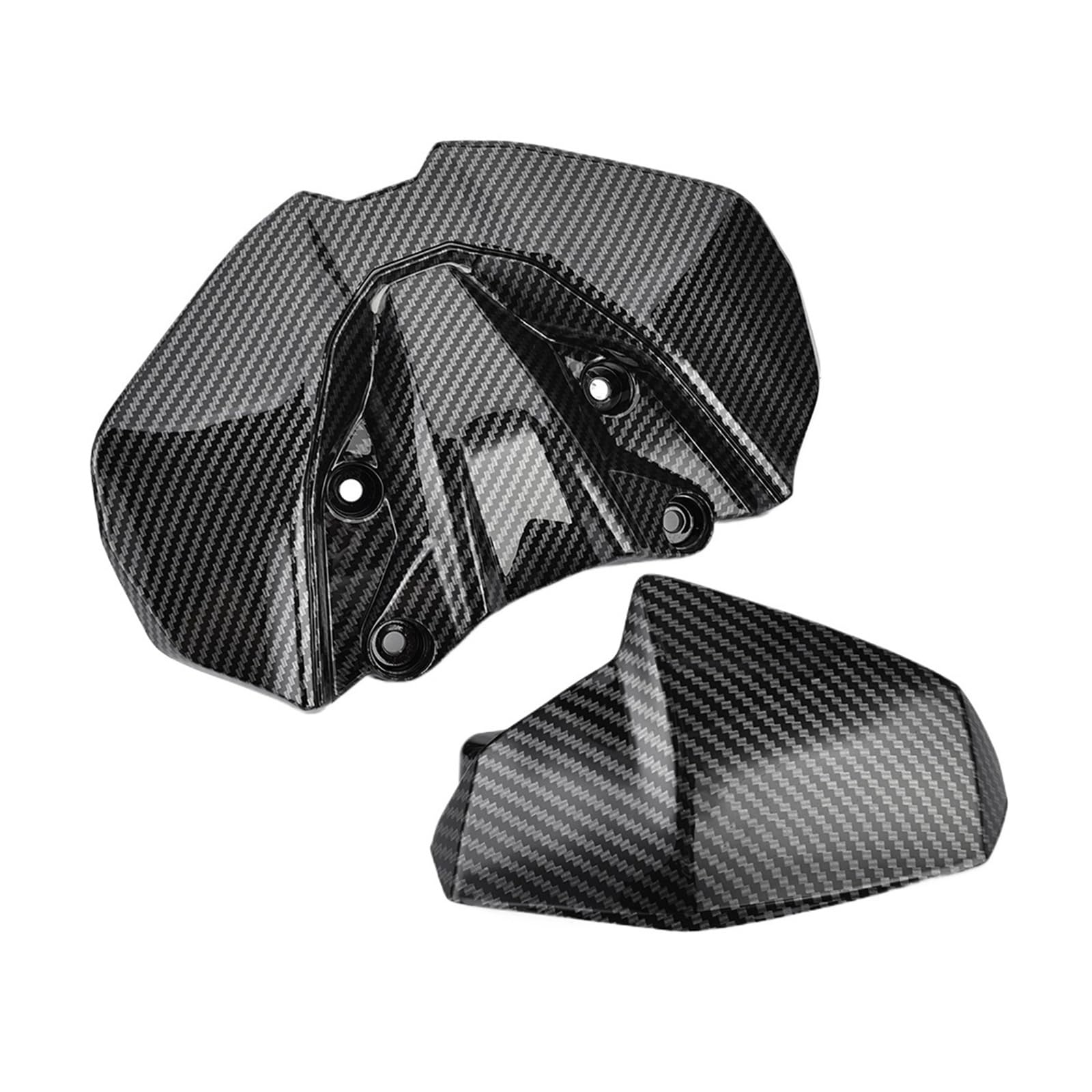 Kompatibel mit MT09 MT-09 MT 09 SP 2018 2019 2020 Obere vordere Scheinwerferabdeckung Schutz Scheinwerferverkleidung Verkleidung Motorradzubehör(Carbon fiber pattern) von HXYLS