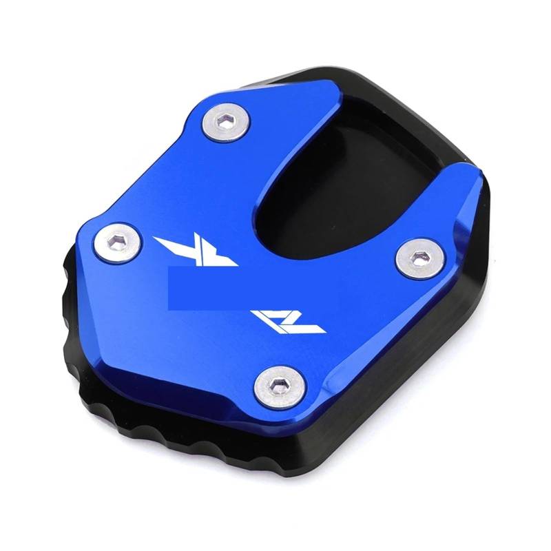 Kompatibel mit XADV750 FORZA750 NC750X XADV 750 2021 2022 Motorrad CNC Kickstand Fuß Seitenständer Verlängerung Pad Stützplatte(Blue) von HXYLS