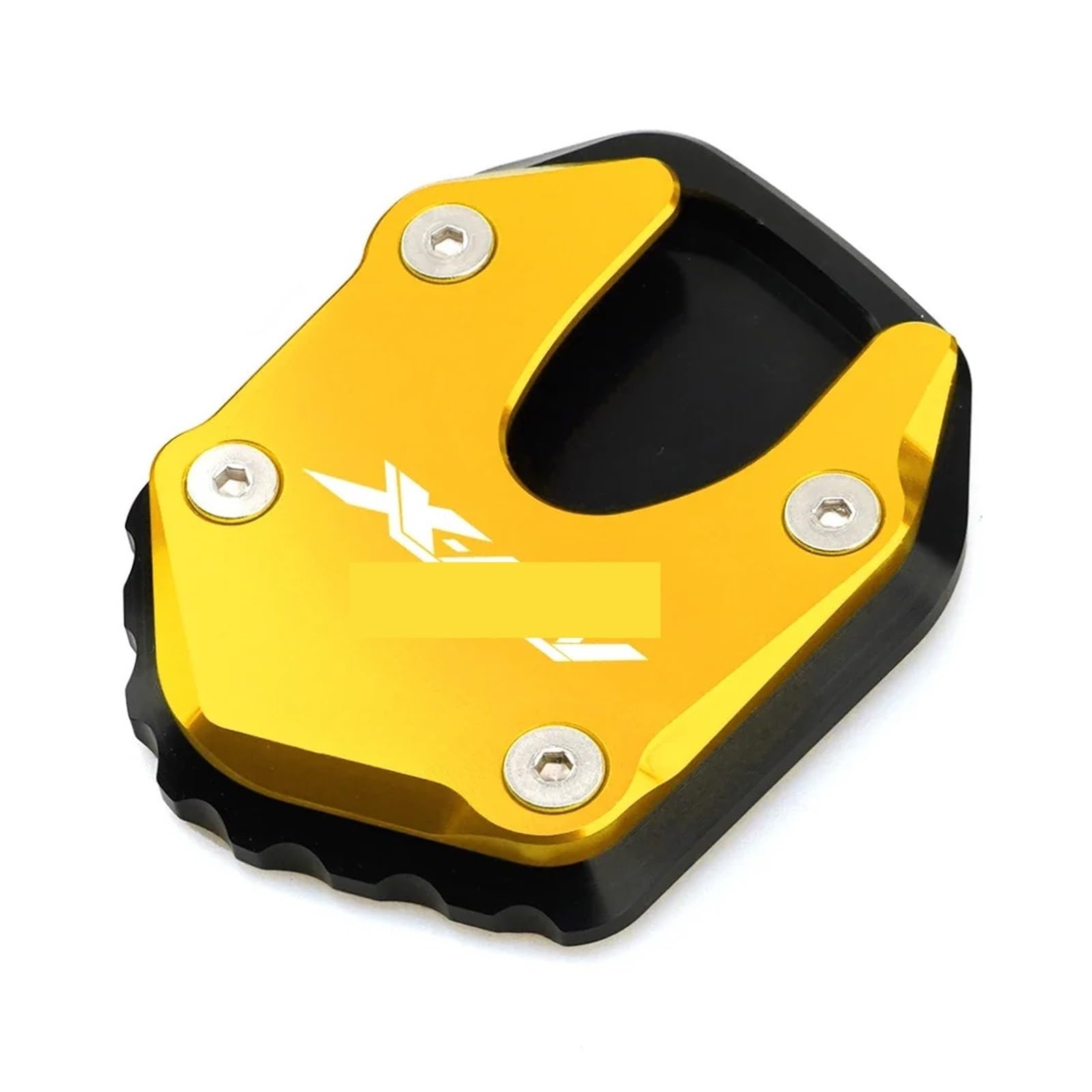 Kompatibel mit XADV750 FORZA750 NC750X XADV 750 2021 2022 Motorrad CNC Kickstand Fuß Seitenständer Verlängerung Pad Stützplatte(Gold) von HXYLS