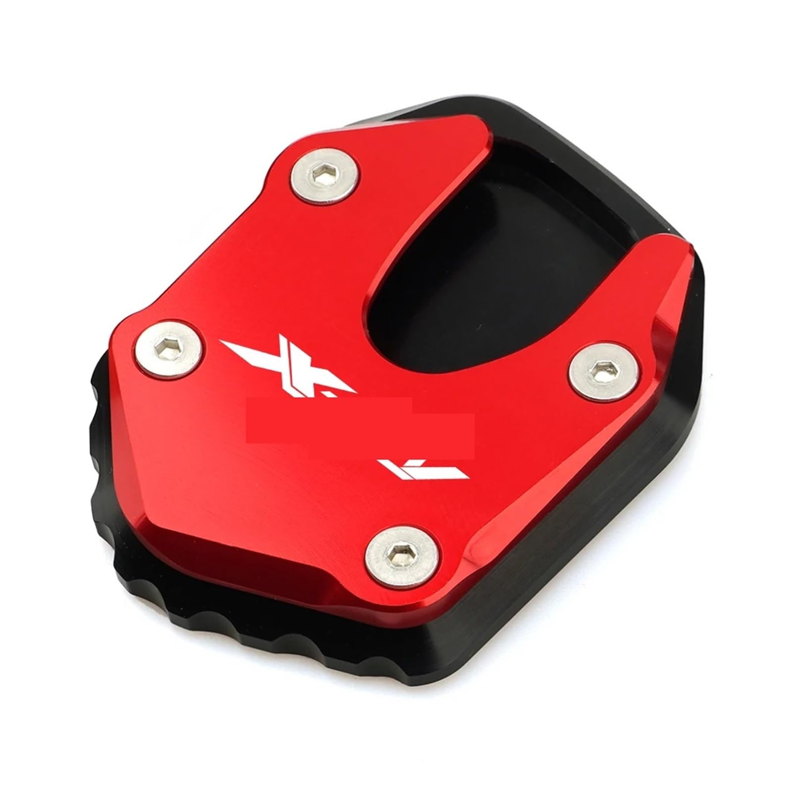 Kompatibel mit XADV750 FORZA750 NC750X XADV 750 2021 2022 Motorrad CNC Kickstand Fuß Seitenständer Verlängerung Pad Stützplatte(Red) von HXYLS