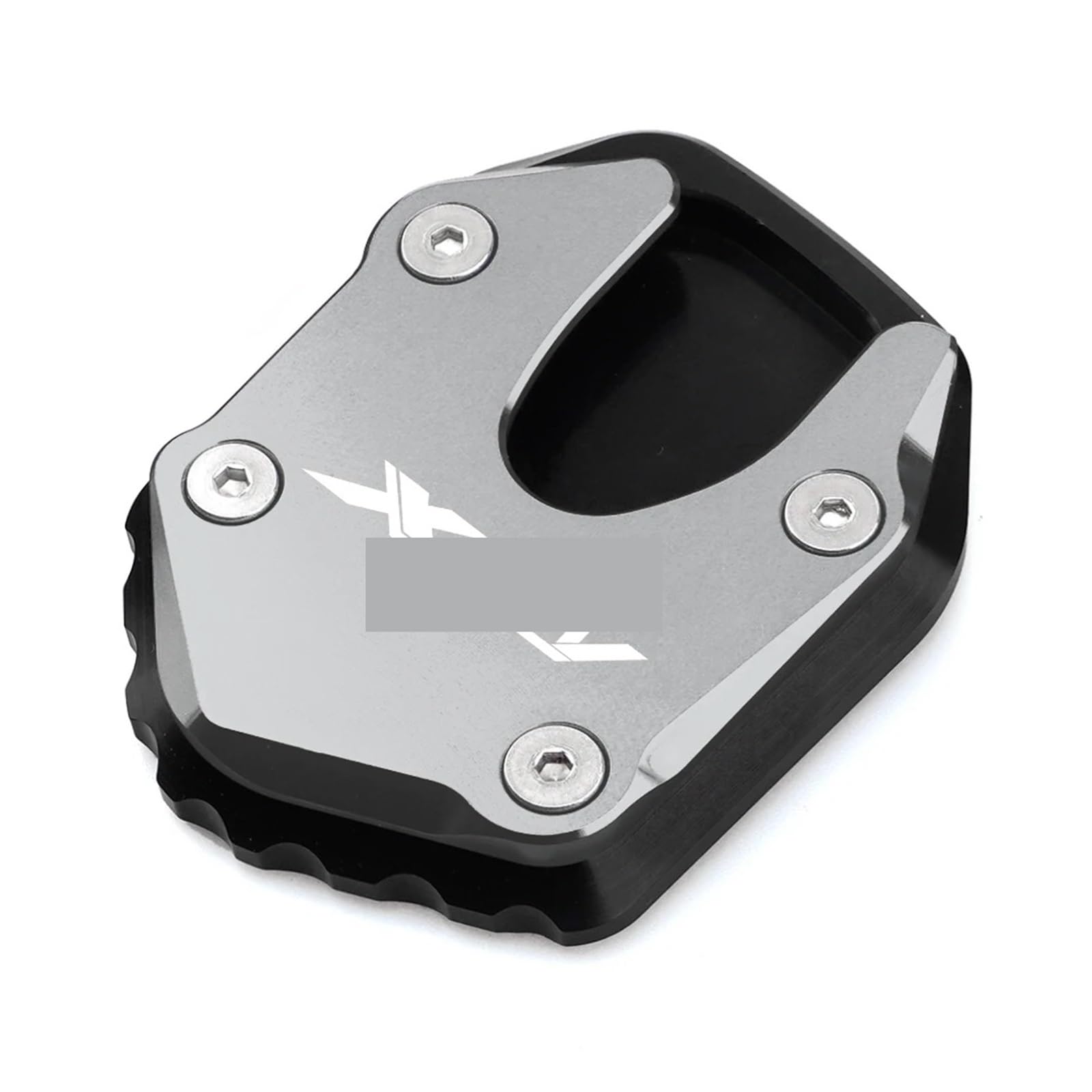 Kompatibel mit XADV750 FORZA750 NC750X XADV 750 2021 2022 Motorrad CNC Kickstand Fuß Seitenständer Verlängerung Pad Stützplatte(Titanium) von HXYLS