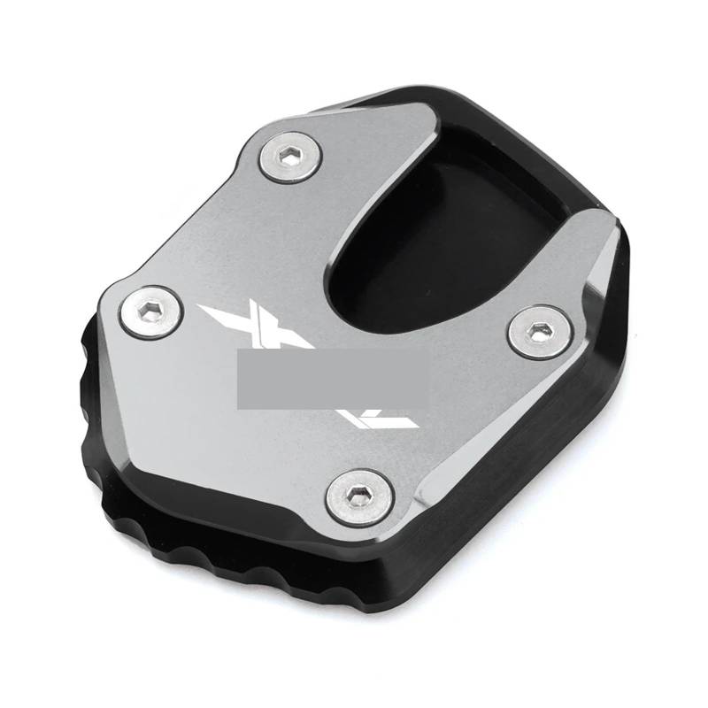 Kompatibel mit XADV750 FORZA750 NC750X XADV 750 2021 2022 Motorrad CNC Kickstand Fuß Seitenständer Verlängerung Pad Stützplatte(Titanium -1) von HXYLS