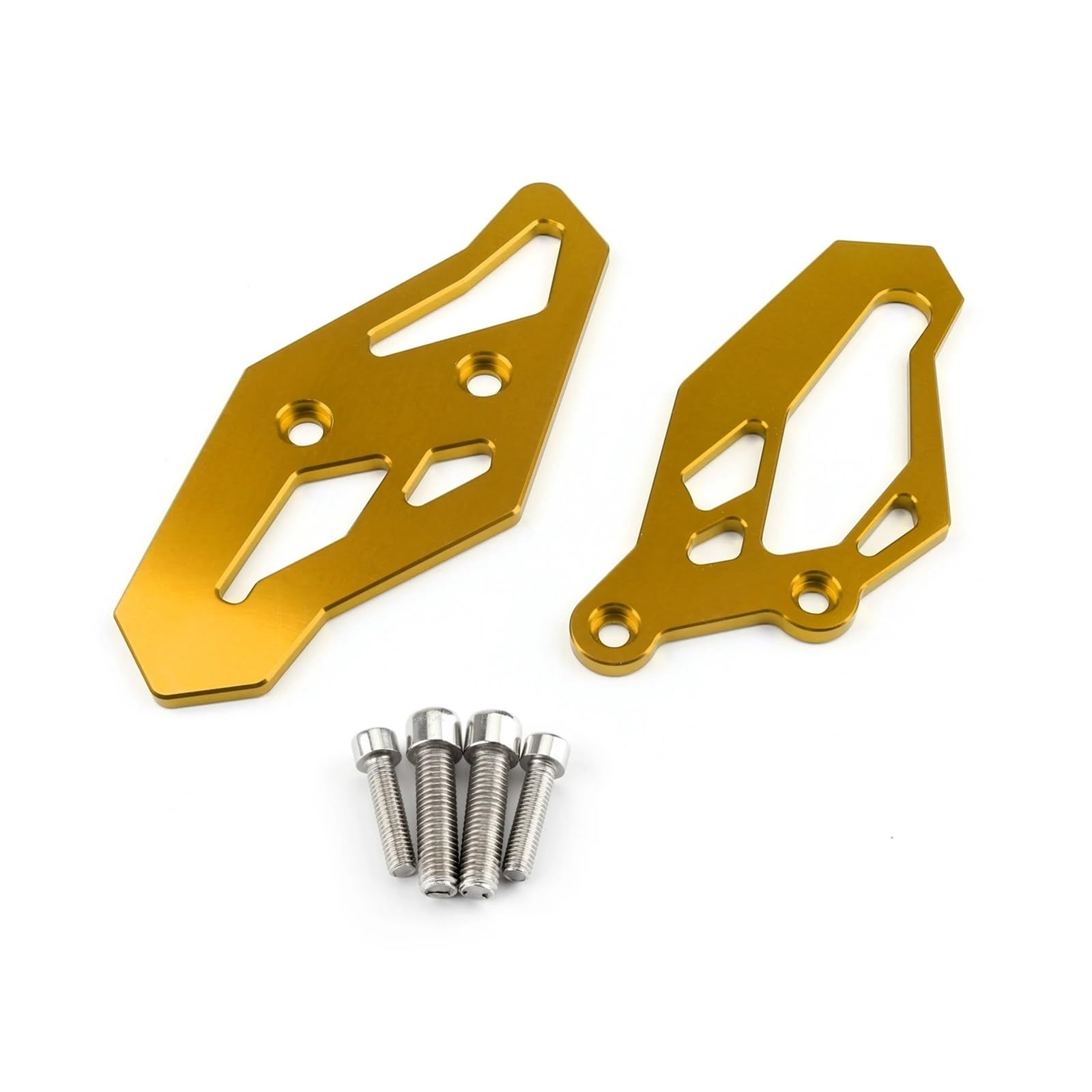 Kompatibel mit YZF R3 2015-2016 R25 2013 2014 2015 Racing Fußstütze Fußrastenanlage Rear Set Adapterplatten Motorradteile(Gold) von HXYLS