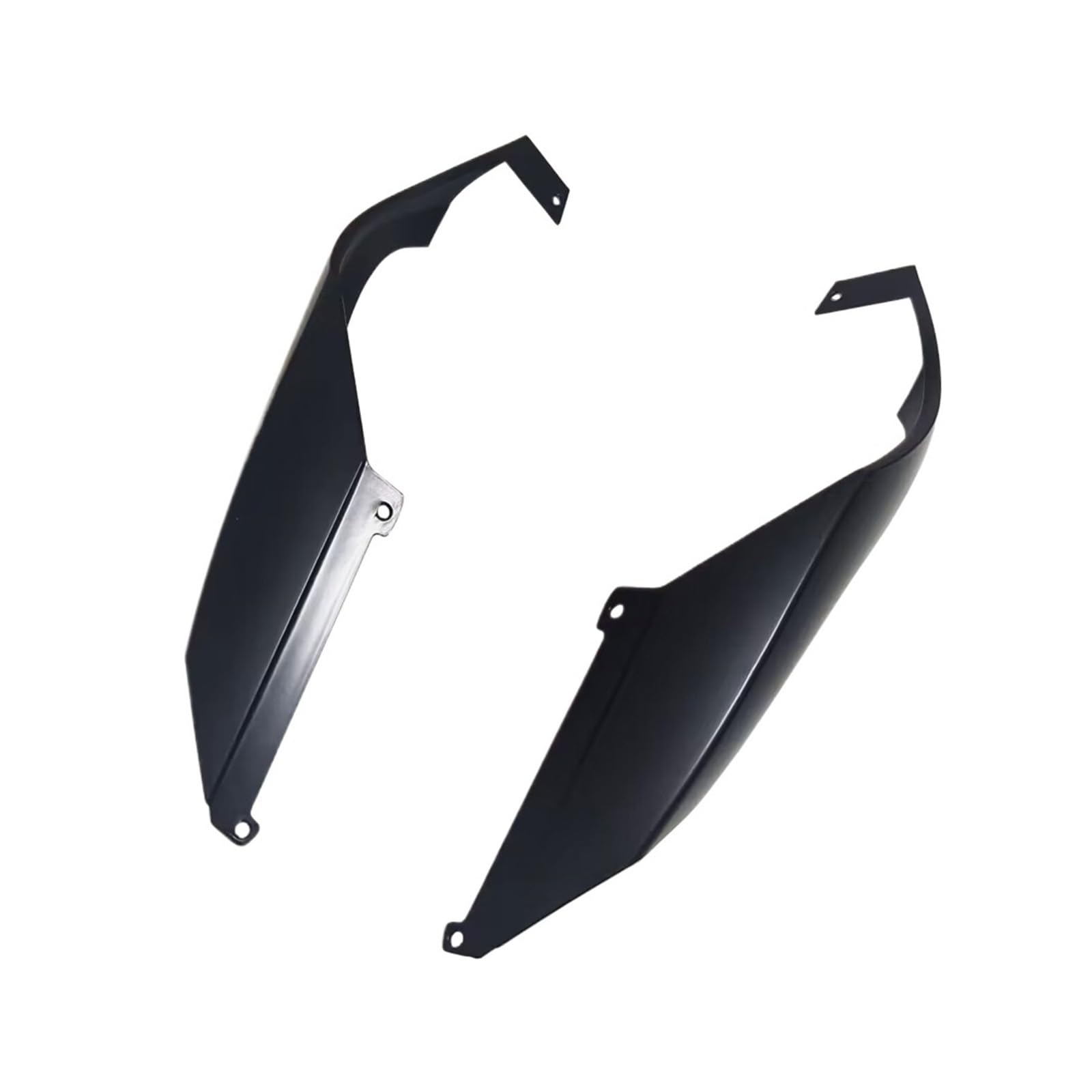 Kompatibel mit ZX-4R ZX-4RR ZX-25R/SE Motorrad-Heckspoiler, fester Flügelverkleidung, hinterem Festflügel-Kit, Seitenflügel, Seitenspoiler(Black) von HXYLS