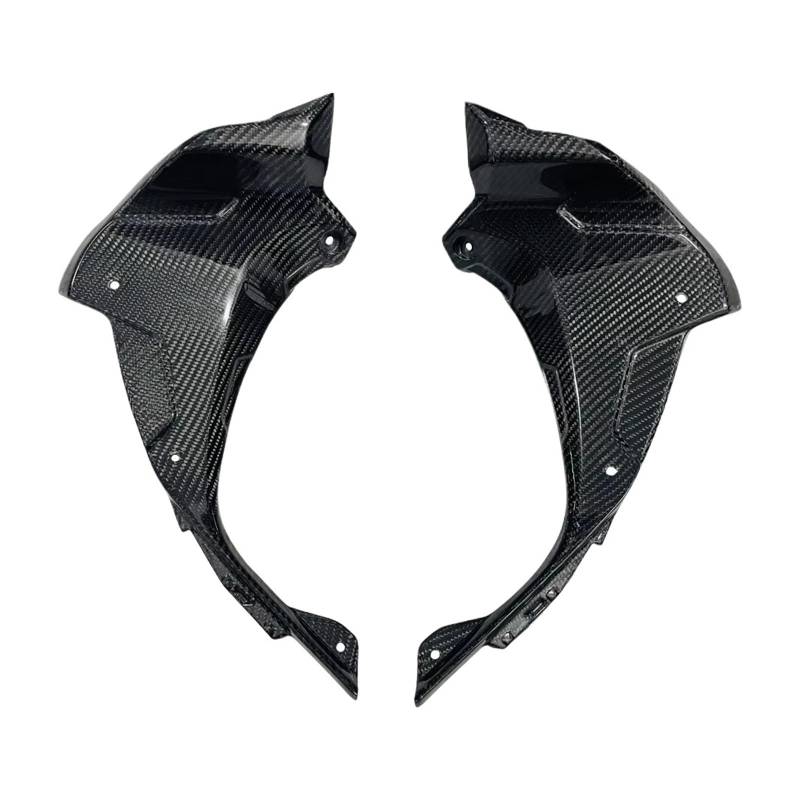 Kompatibel mit ZX-6R 2019 2020 2021 2022 2023 2024 Carbon Fiber Motorrad Obere Front Armaturenbrett Abdeckung Verkleidung von HXYLS