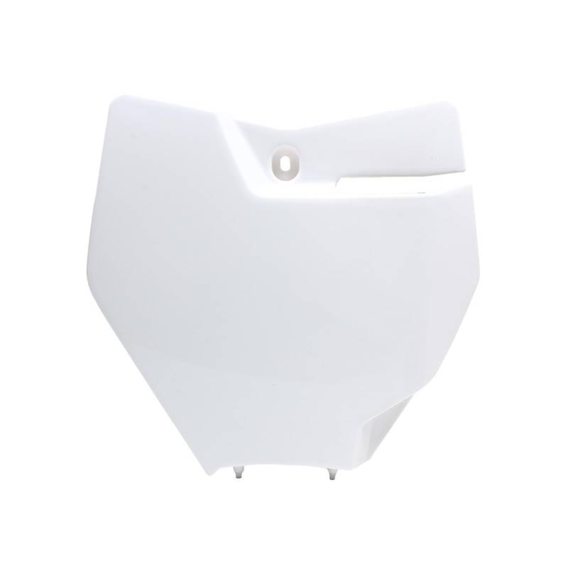 Kunststoffabdeckung for das vordere Nummernschild des Motorrads, kompatibel mit SX SX-F XC XC-F 125-450 2016-2017, Motocross-Enduro-Pitbike-Zubehör(WHITE) von HXYLS