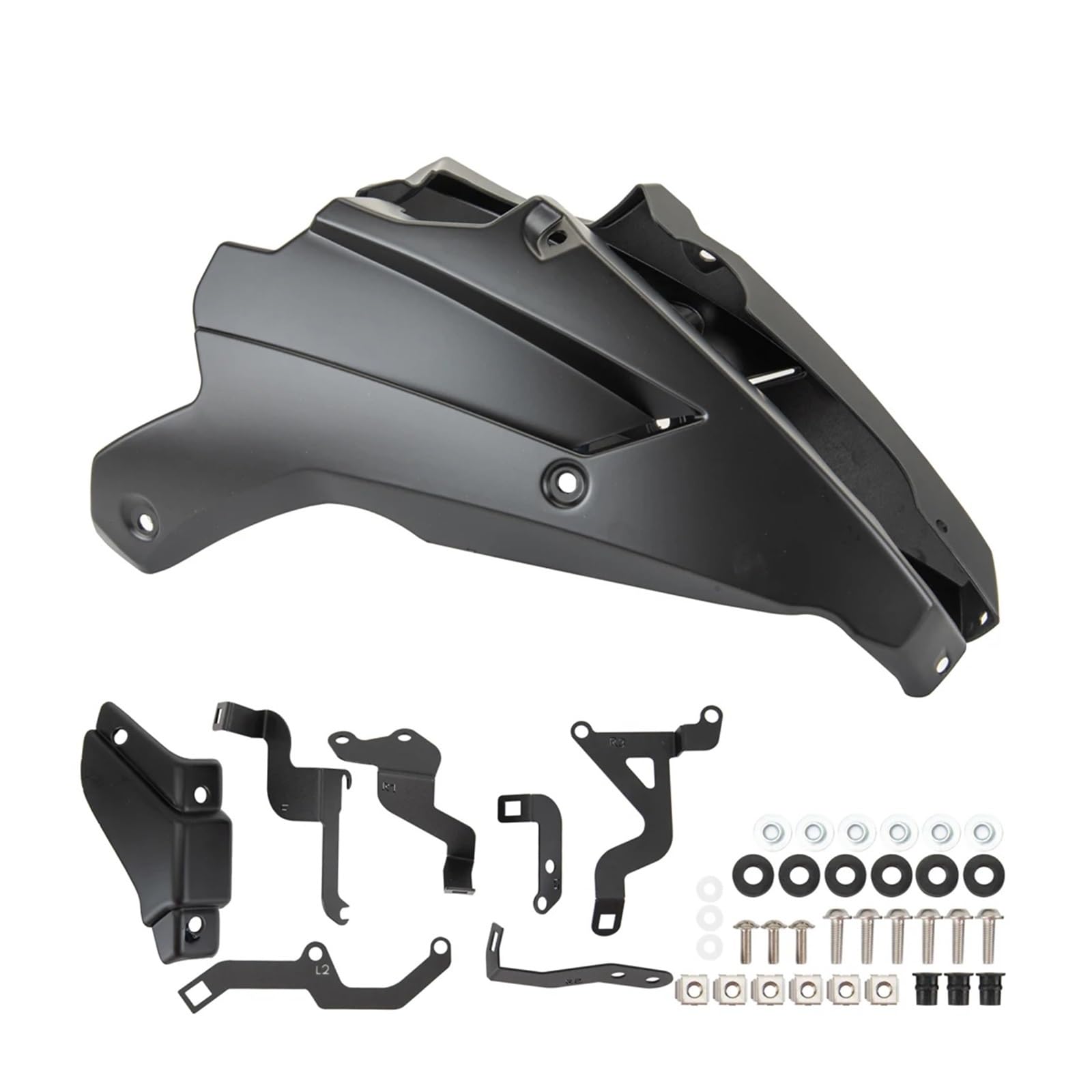 Motorrad Carbon Bauch Pan Motor Spoiler Untere Verkleidung Körper Rahmen Panel Schützen Kompatibel Mit 2017 2018 2019 Z900(Black) von HXYLS