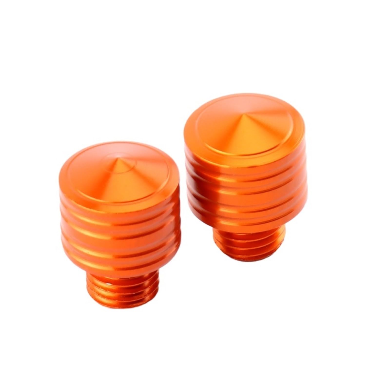 Motorrad M10 CNC Spiegel Lochstopfen Schrauben Abdeckkappen Gewinde Adapter Schrauben Kompatibel mit du-ke 790 rc390 890 1290 690du-ke 390 200 250(Orange) von HXYLS