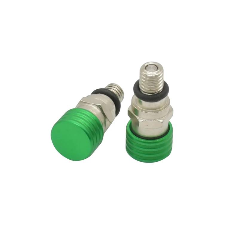 Motorrad M5 * 0,8 cm ForkBleeder Ventil Kompatibel Mit CR250 CR500 CRF150R CRF250R CRF250X CRF450R CRF450X(Green) von HXYLS