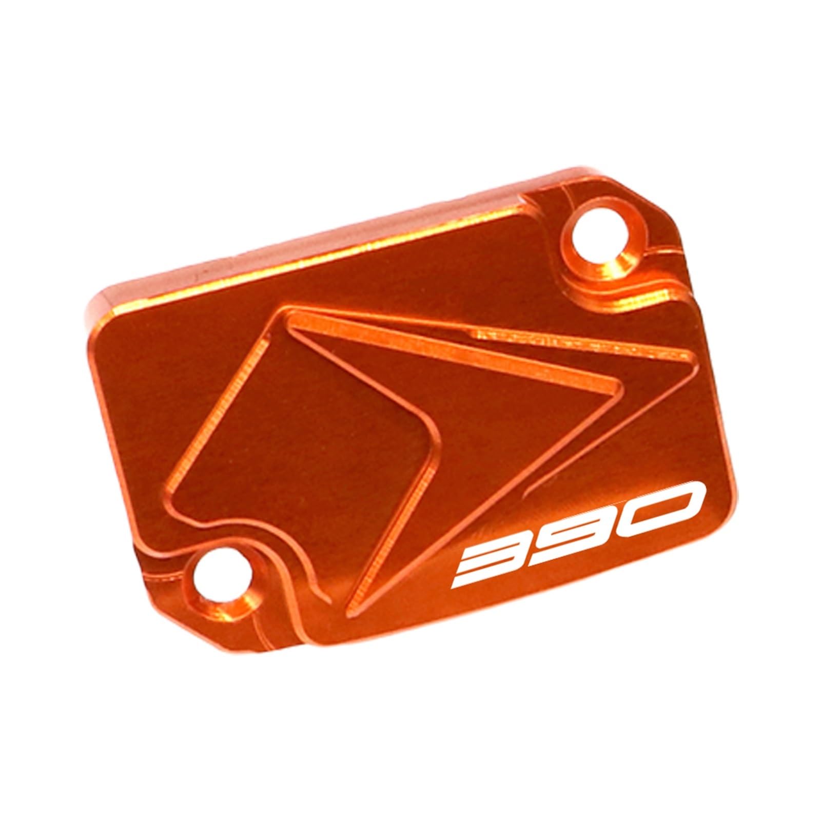 Motorrad RC390 Vorderradbremsflüssigkeitszylinder CNC-Aluminiumkappe, Behälterflüssigkeitsabdeckung, passend for DU-KE 250 390 RC 390 Zubehör(Orange 390) von HXYLS