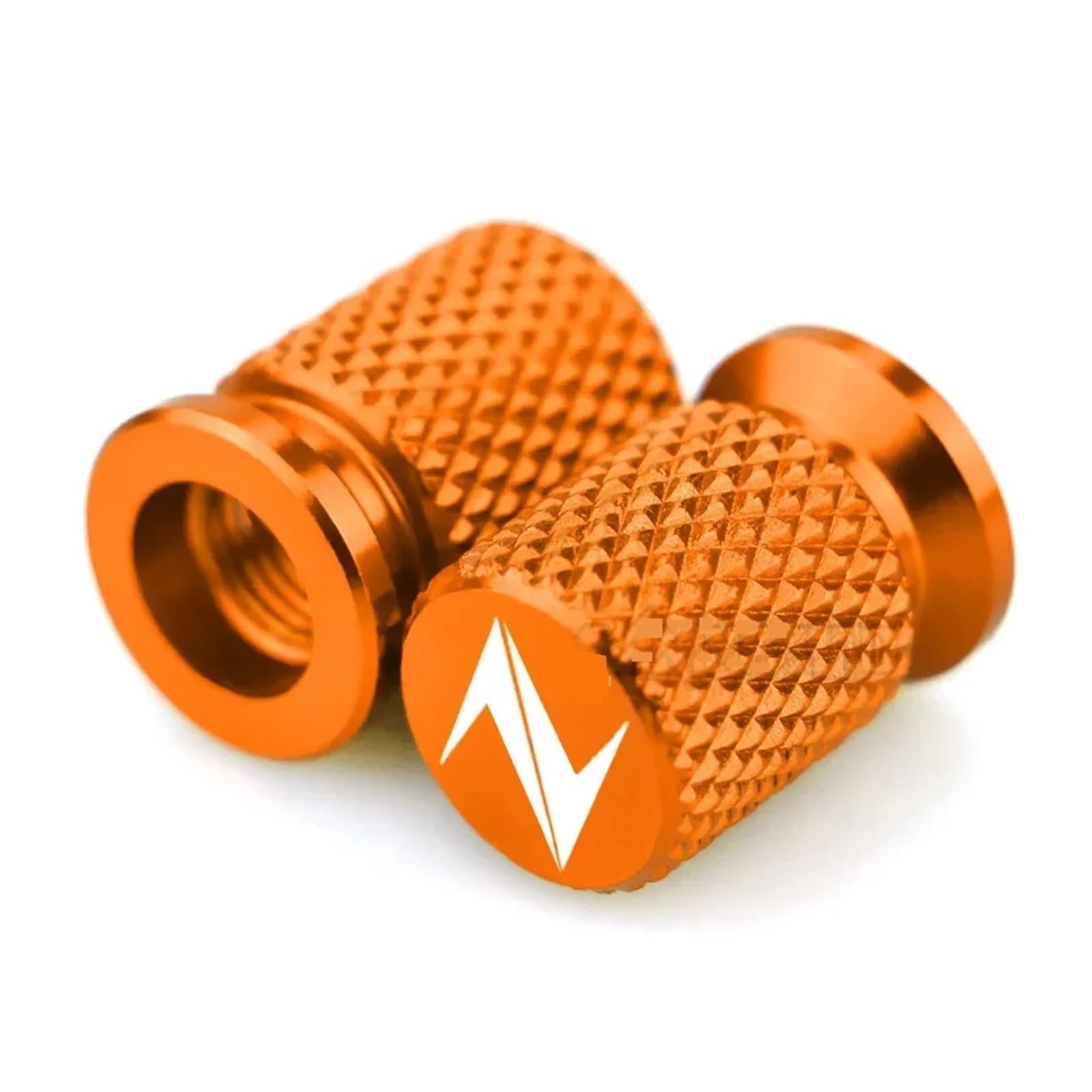 Motorrad Reifen Ventil Luft Port Stem Abdeckung Kappe Stecker CNC Aluminium Zubehör Kompatibel Mit Z400 Z800 Z900 Z650 Z1000 Alle Jahr(Orange) von HXYLS