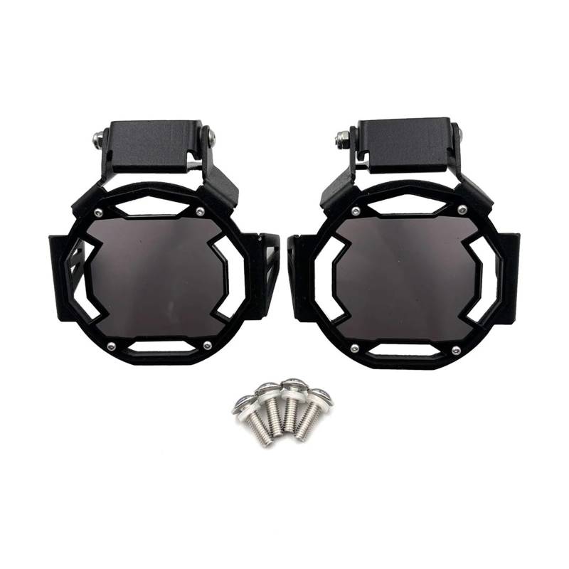 Motorrad umklappbarer Nebelscheinwerfer-Schutz, Nebelscheinwerfer, Kühlergrill-Schutzabdeckung, Schutzschild, kompatibel mit R1300GS R 1300 GS GS1300 2024(Black) von HXYLS