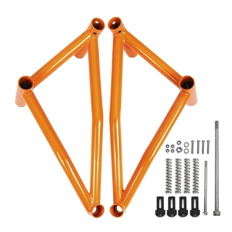 Motorradzubehör, kompatibel mit Du-ke 390 250 2017 2018 2019 2020, Sturzbügel, Motorschutz, Stoßstange, Stuntkäfig, Kabinenrahmenschutz(Orange) von HXYLS