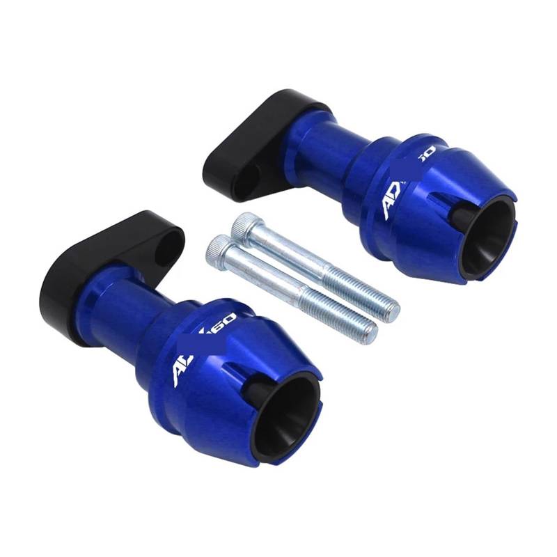 Motorradzubehör Hinterradachse Gabel Crash Sliders Absturzsicherung kompatibel mit ADV350 ADV160 ADV 160 350(Blue ADV160) von HXYLS