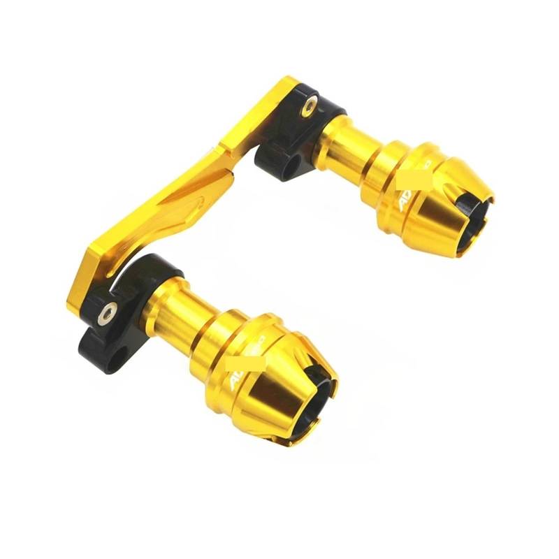 Motorradzubehör Hinterradachse Gabel Crash Sliders Absturzsicherung kompatibel mit ADV350 ADV160 ADV 160 350(Gold ADV350) von HXYLS