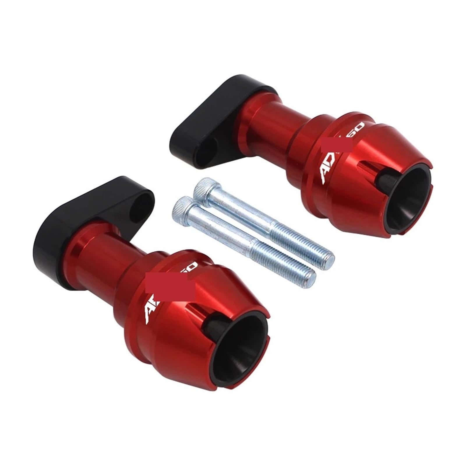 Motorradzubehör Hinterradachse Gabel Crash Sliders Absturzsicherung kompatibel mit ADV350 ADV160 ADV 160 350(Red ADV160) von HXYLS