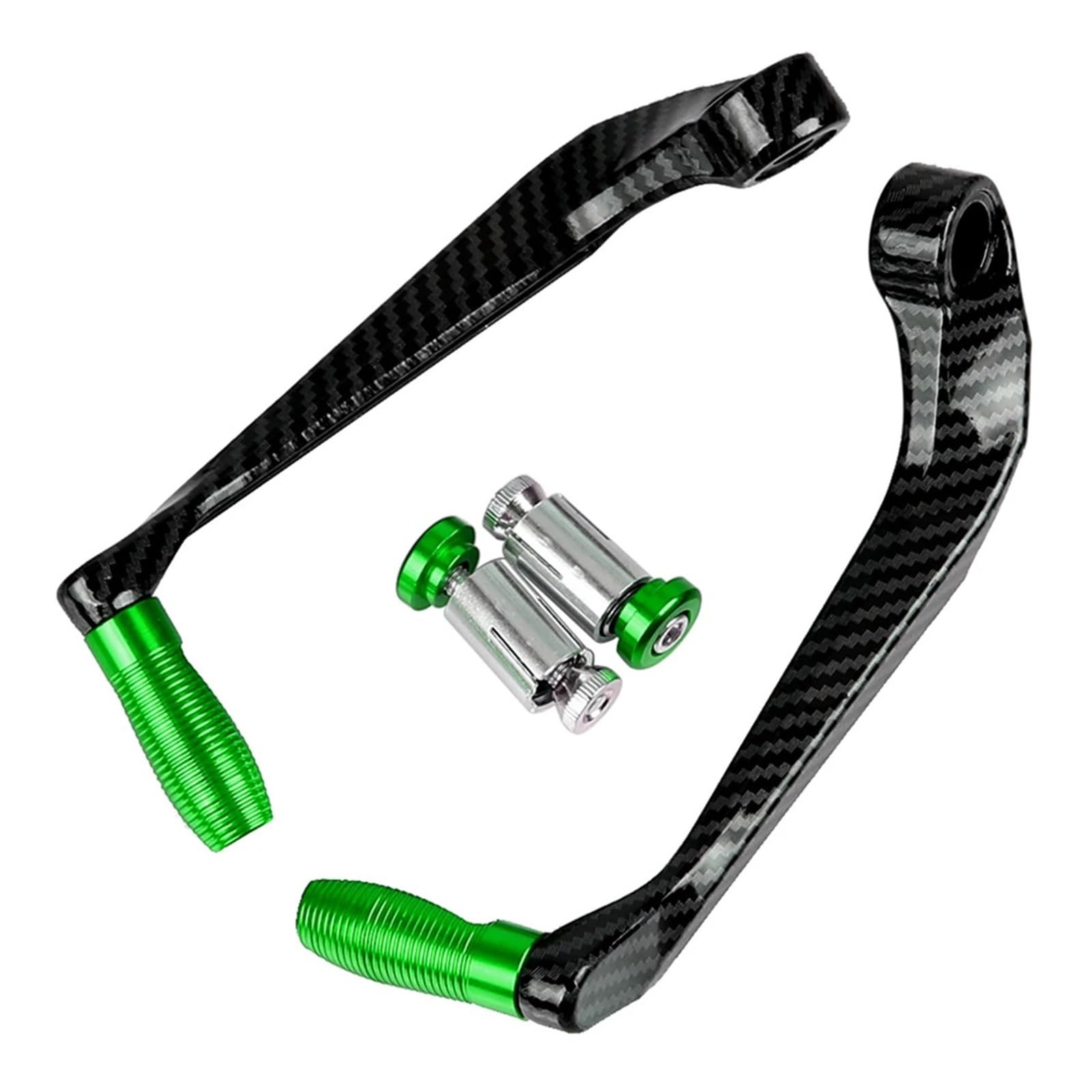 Motorradzubehör Lenkerende Aluminium Handschutzschutz Kompatibel mit DU-KE RC 125 390 250 200 690 790 1290 2013-2023 2024(Green) von HXYLS