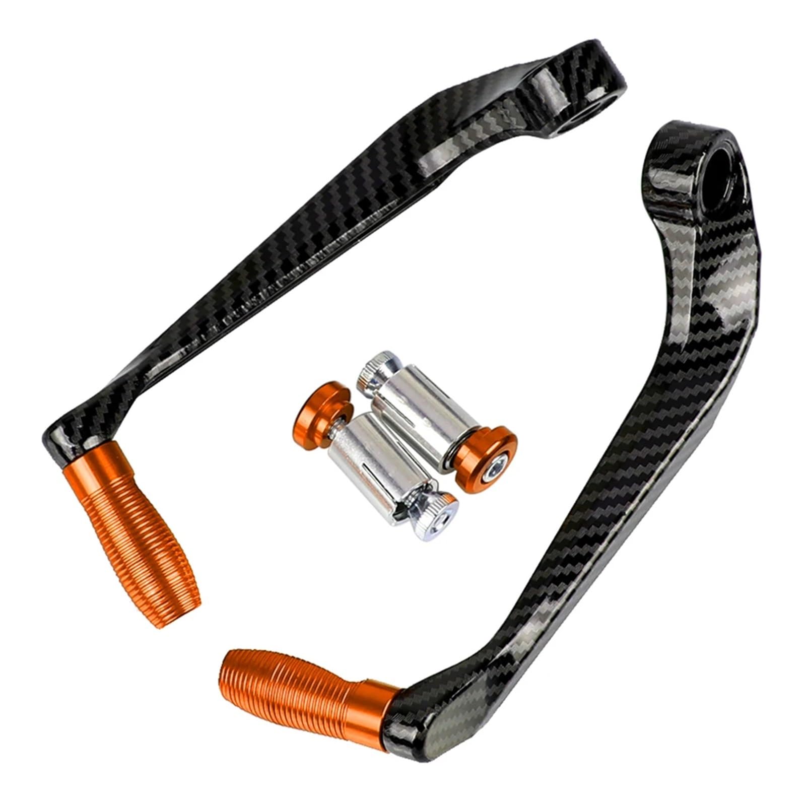 Motorradzubehör Lenkerende Aluminium Handschutzschutz Kompatibel mit DU-KE RC 125 390 250 200 690 790 1290 2013-2023 2024(Orange) von HXYLS