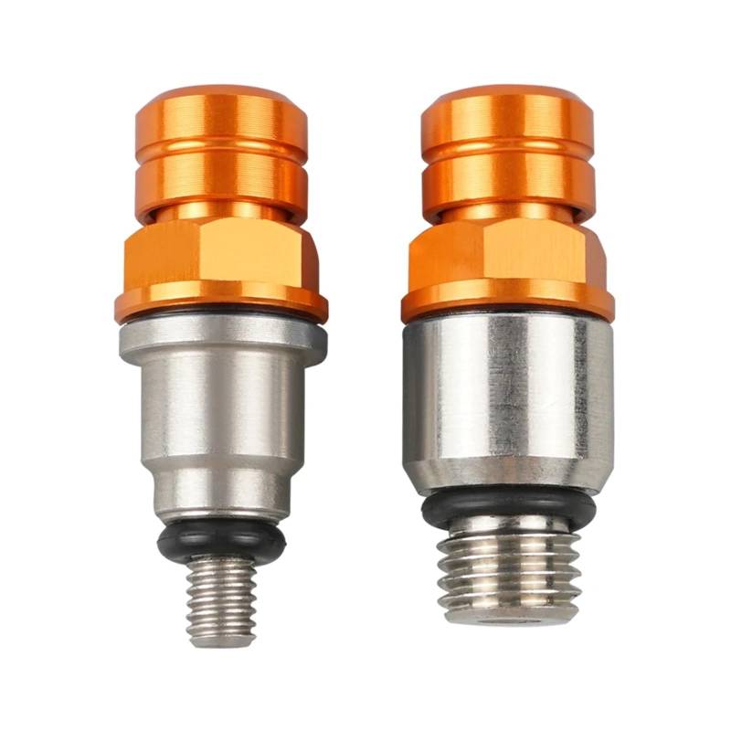 Schraube Gabel Entlüftungsventil Kompatibel Mit SX SXF XC XCF for 125 250 300 350 450 2017-2019M4x0,7 M5x0,8 Motocross Zubehör(Orange) von HXYLS