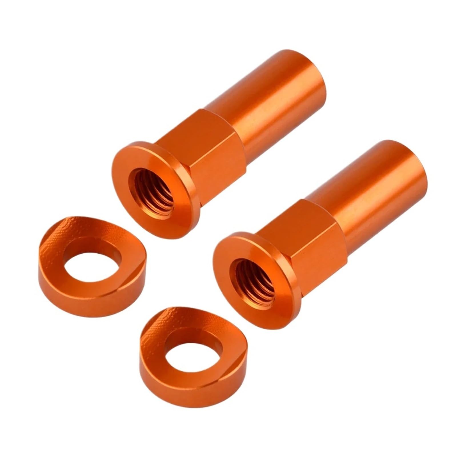 Universal Dirt Bike Felge Kontermutter Abstandshalter Kit kompatibel mit YZ 125 250 250F 450F WR 250F 450F(Orange) von HXYLS