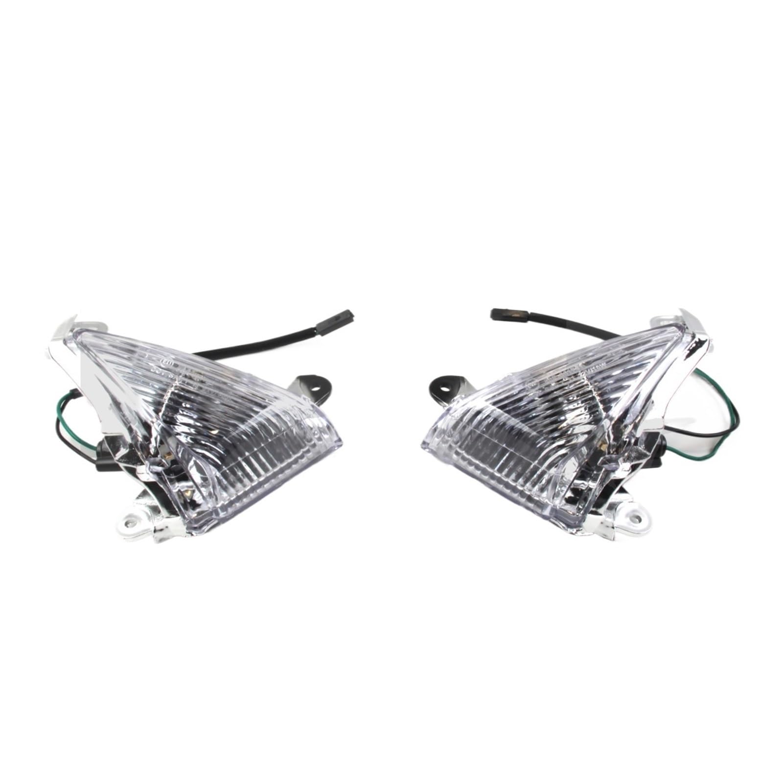 ZX-6R ZX636 2005-2010 Motorrad Front Blinker Licht Objektiv Abdeckung Fall Kompatibel Mit ZX6R ZX-636 2006 2007 2008 2009 Neue(Clear) von HXYLS