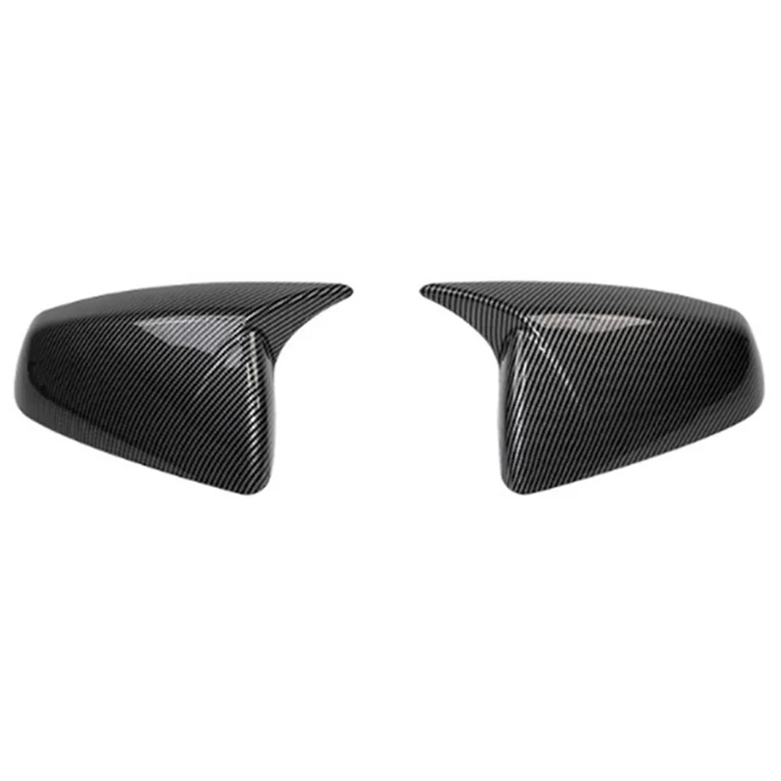 HXYUA Rückspiegelabdeckung, Horn, Rückspiegelschale, Körperdekoration, kompatibel for Cadillac SRX 2010–2016(Carbon Fiber 1) von HXYUA