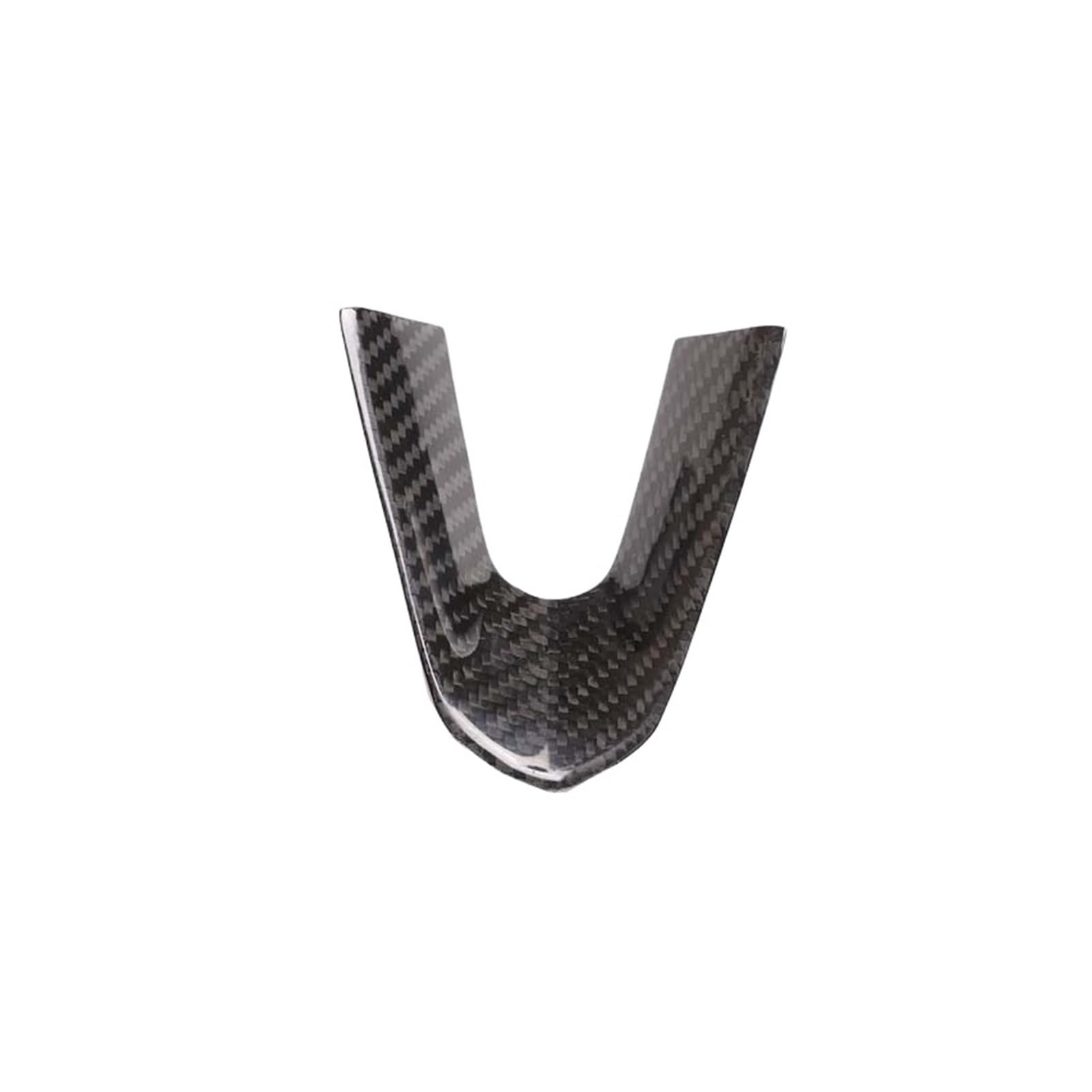 Kompatibel for Cadillac CT5, echtes Carbonfaser-Autolenkrad, U-förmiger Rahmen, dekorativer Abdeckungsaufkleber, Innendekorationszubehör(Carbon Fiber) von HXYUA