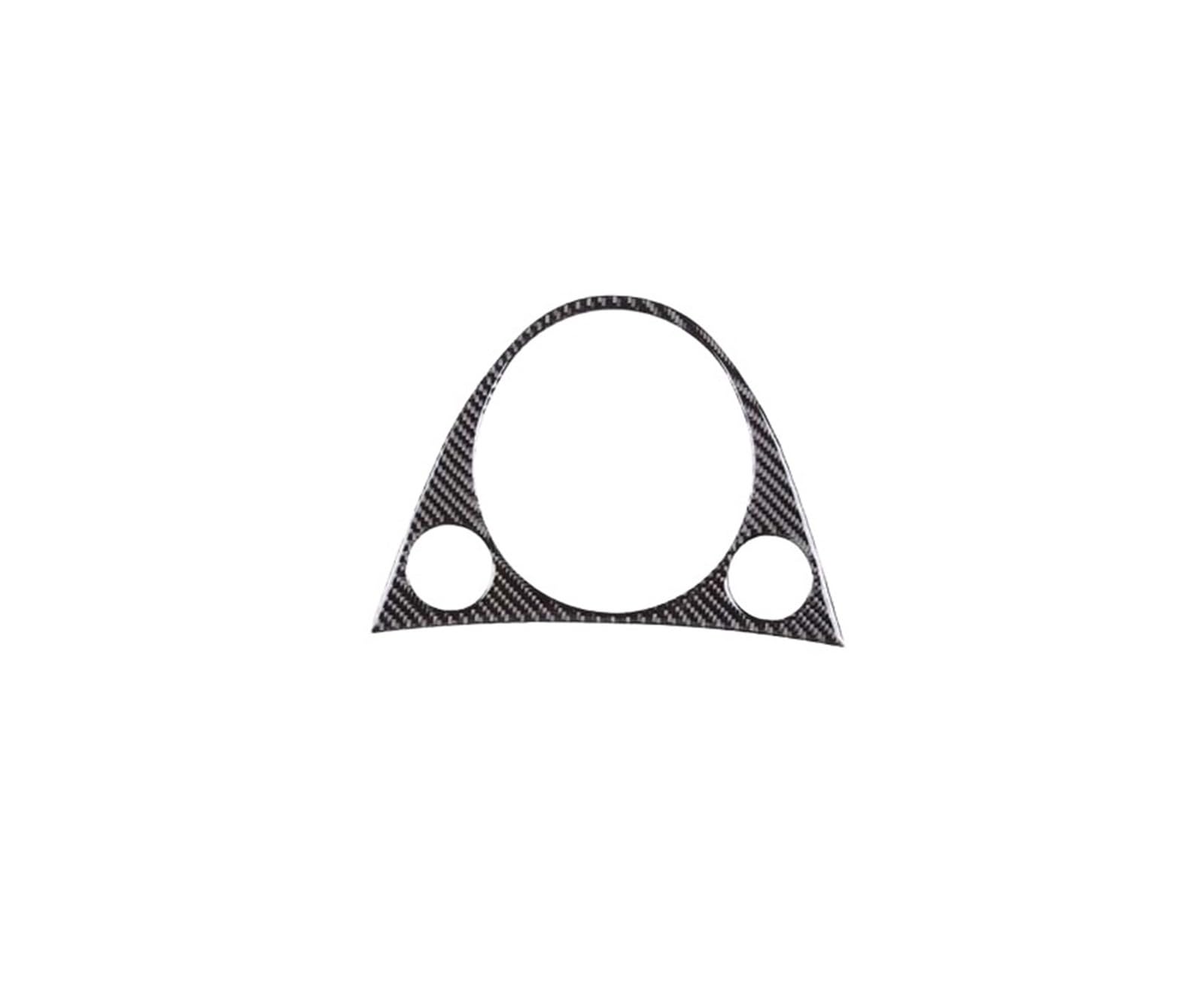 Kompatibel for FIAT 500 2011–2019, weicher Carbon-Faser-Stil, Auto-Styling, Auto-Schalttafel-Aufkleber, Auto-Innenschutz-Zubehör(Black) von HXYUA