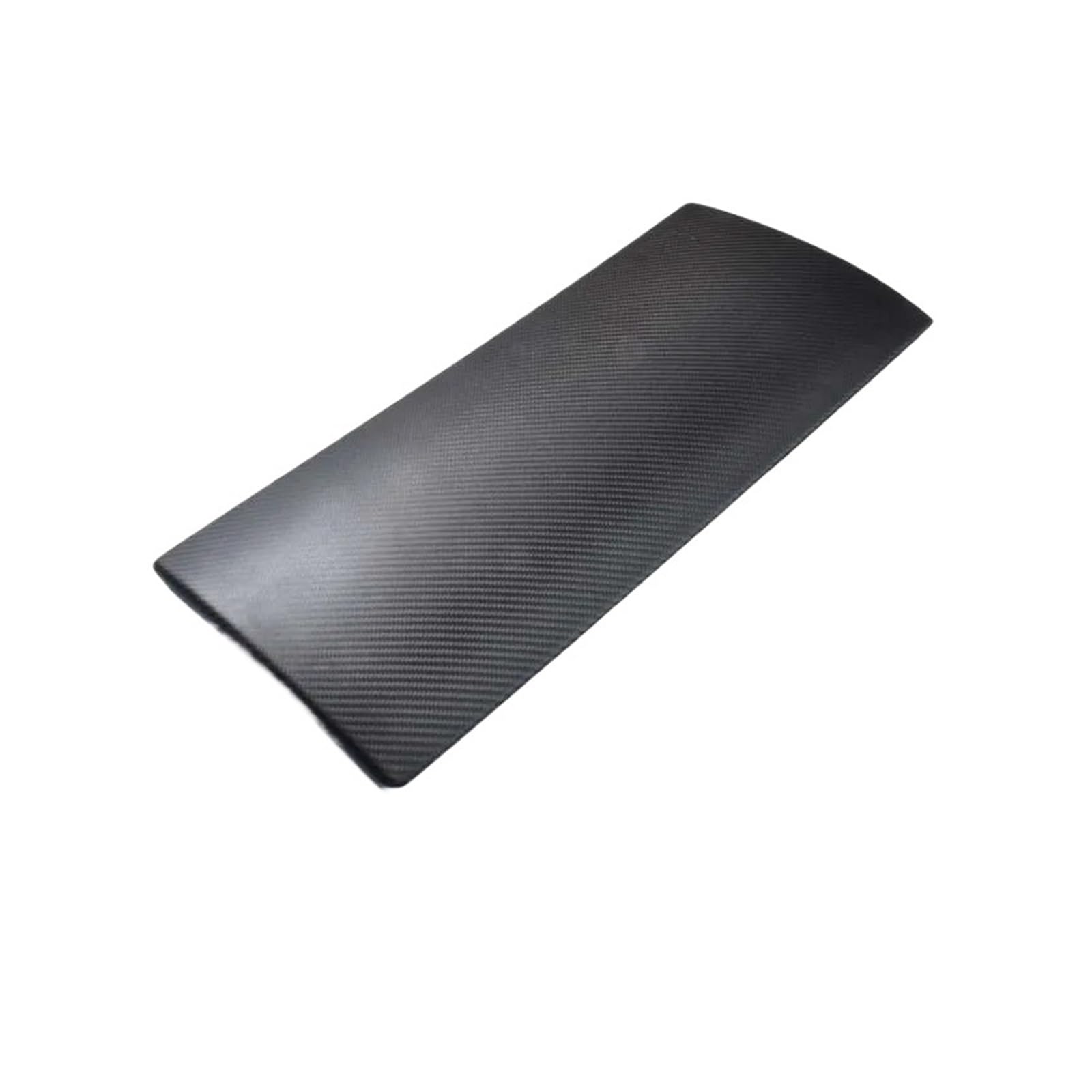 Kompatibel for Tesla Model 3 Y LHD, Auto-Innenzubehör, echte Kohlefaser, Handschuhfach-Abdeckung, Aufkleber, Copilot, Anti-Kick-Schutz-Patch(Matte Black) von HXYUA