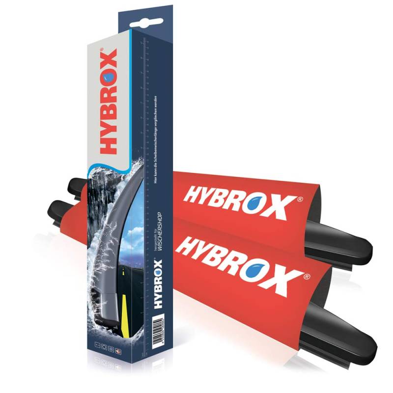 HYBROX FRONT Scheibenwischer SET1049X von HYBROX