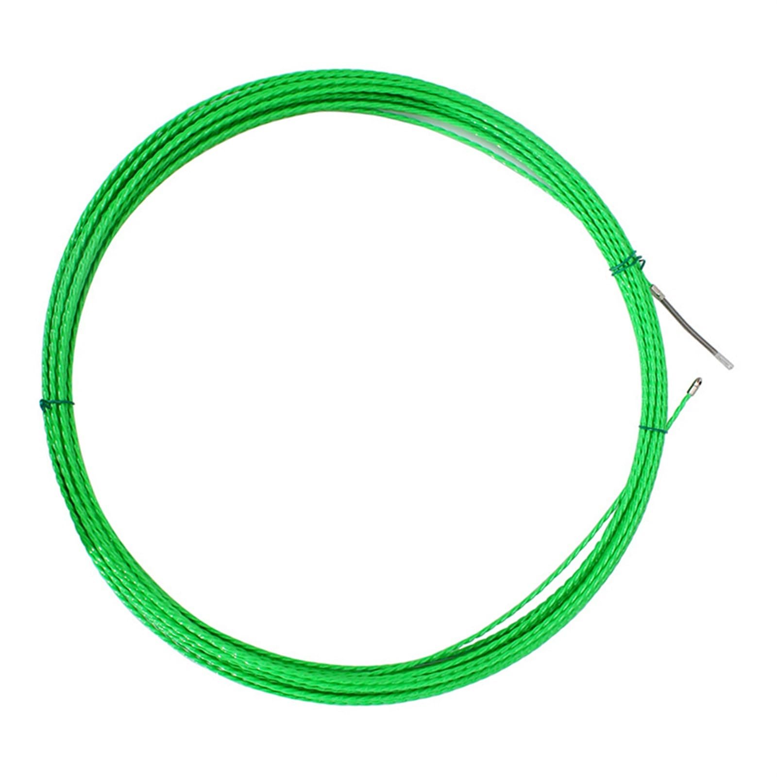 HYBZDKEOP elektrische Kabel abzieher aus Nylon， 1 Stück 4 mm Fiberglas-Einziehband, Kabeleinzieher, elektrisches Einfädelhilfe-Werkzeug, 5 m/15 m/25 m(5m) von HYBZDKEOP