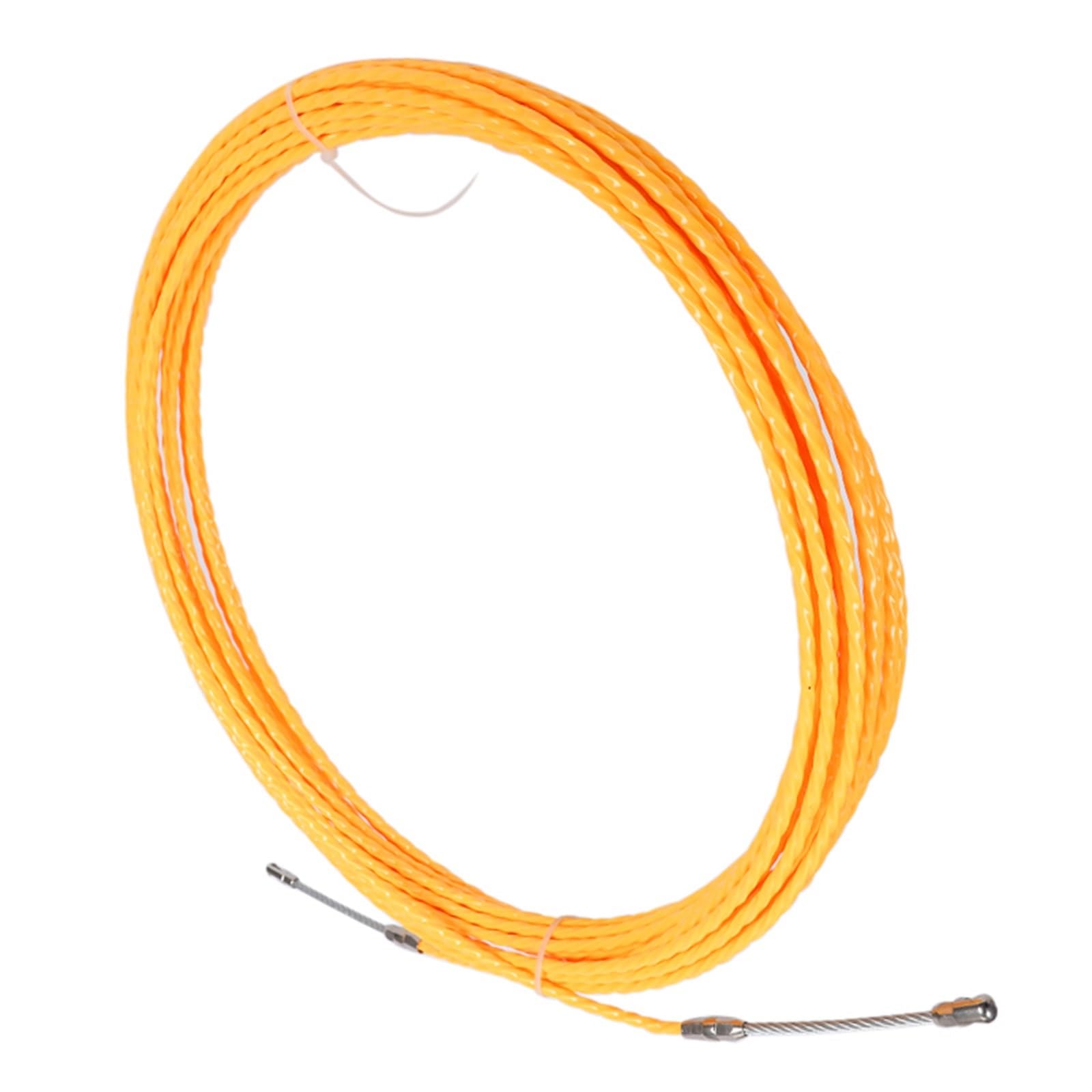 HYBZDKEOP elektrische Kabel abzieher aus Nylon， 5-mm-Kabelzieher, Einziehband-Kabeldrahtzieher, Gerätebau, Elektriker-Handwerkzeuge, 10/20/30 m/40 m/50 m(10m) von HYBZDKEOP