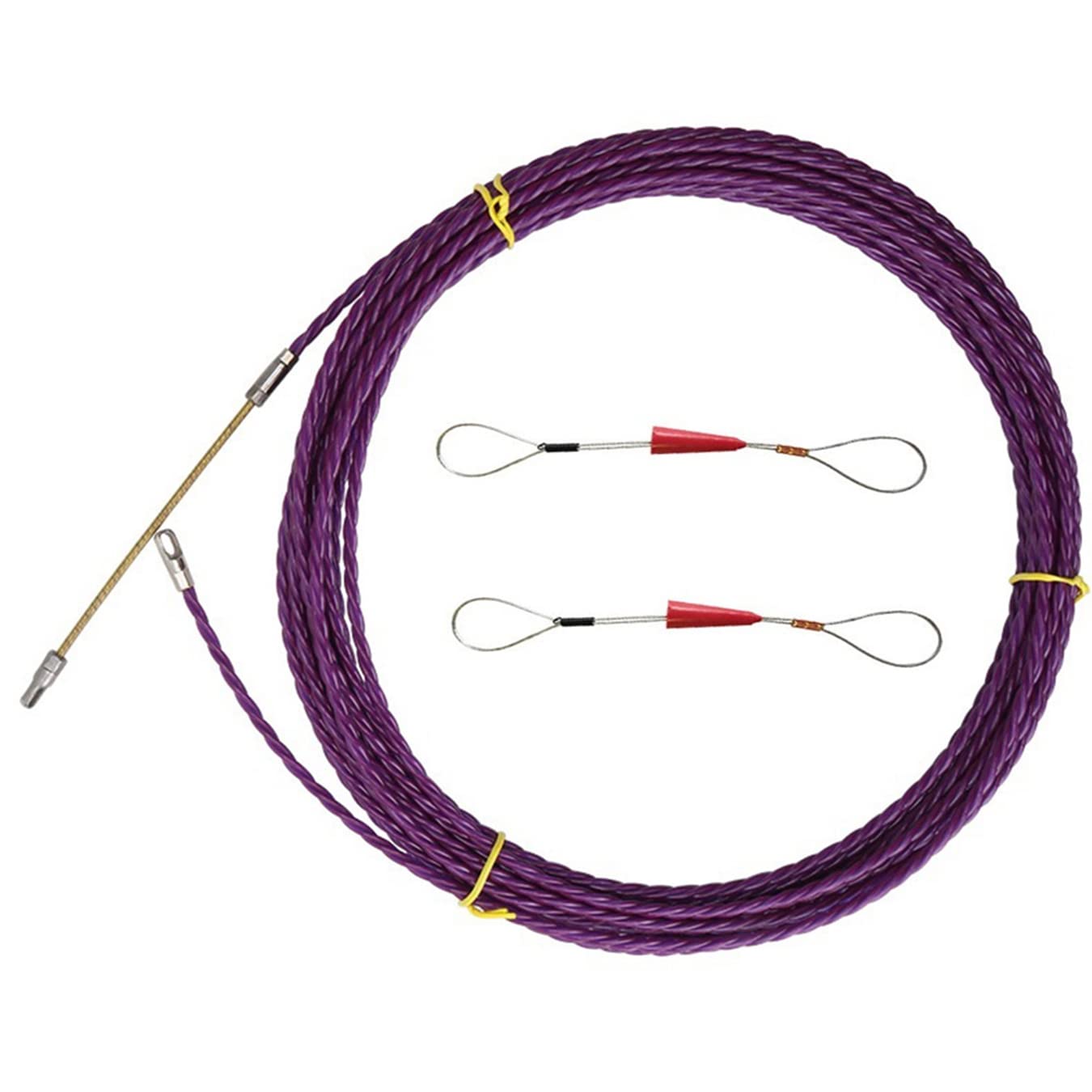 elektrische kabel abzieher aus nylon， 6mm Fischband Elektriker Kabel Einfädelgerät Draht Guider Lauf Einfädler Elektrische Kabel Puller Aid Tool von HYBZDKEOP