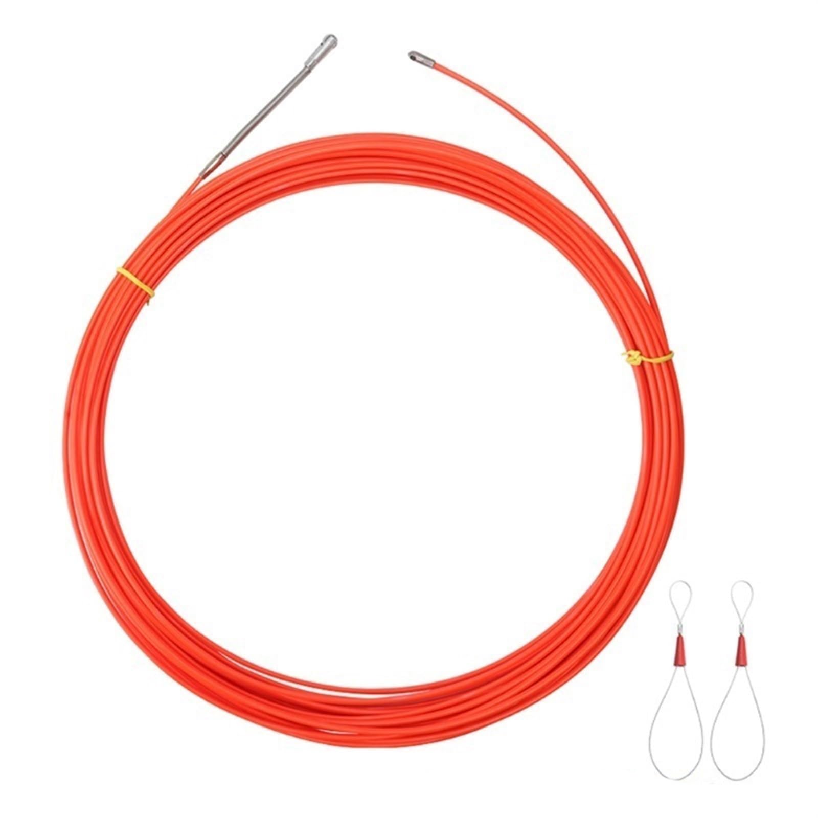 HYBZDKEOP elektrische Kabel abzieher aus Nylon， Drahtkabel-Abziehvorrichtung, Einziehband-Kabelabzieher, Handwerkzeuge for Bauelektriker, 5/10/15/20/25 m/30 m(10meter) von HYBZDKEOP