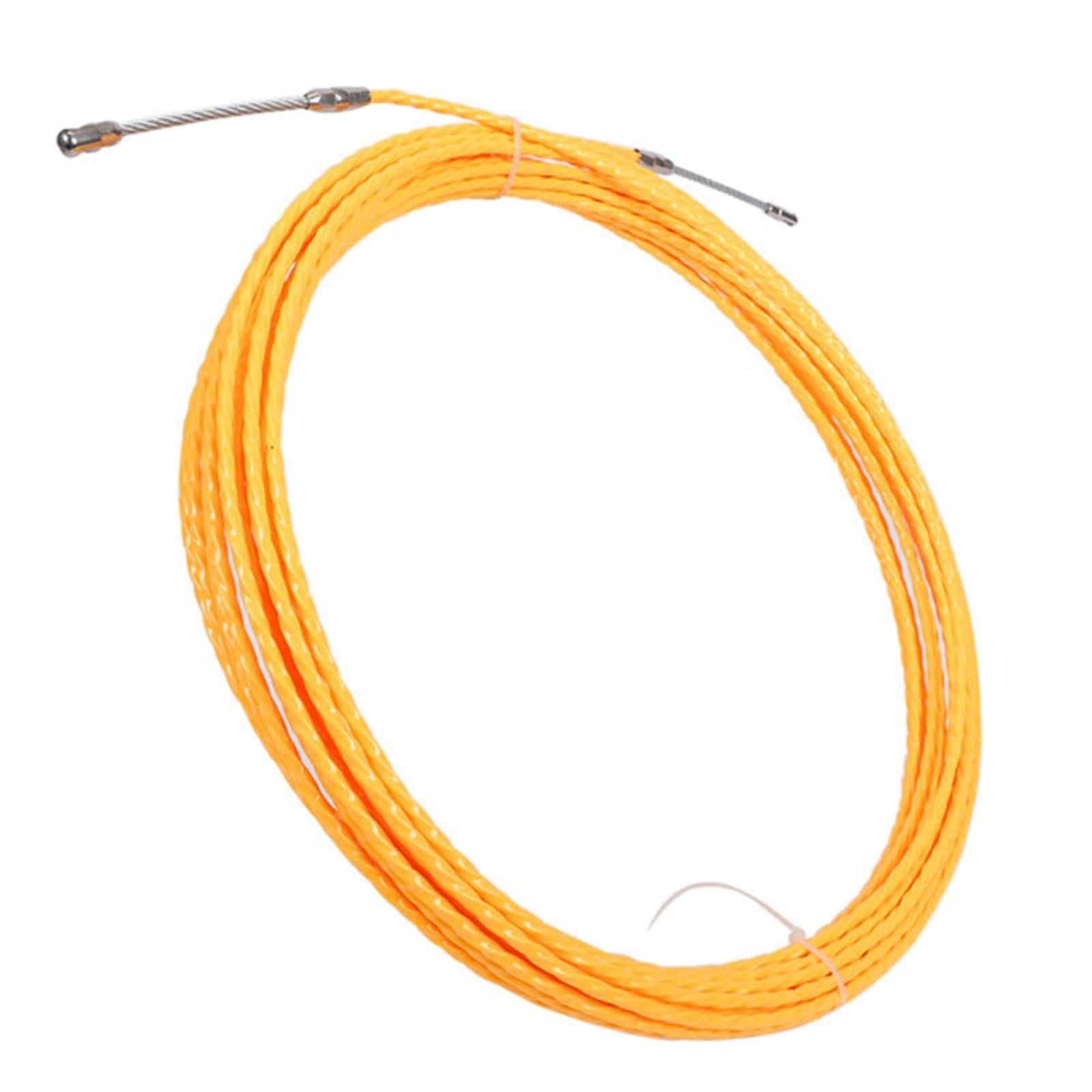 HYBZDKEOP elektrische Kabel abzieher aus Nylon， Glasfaser-Metall-Wandkabelkanal, Telekommunikations-Wandkabelkanal-Werkzeug, 3-mm-Kabelzieher, Einziehband-Rollenzieher(10M) von HYBZDKEOP