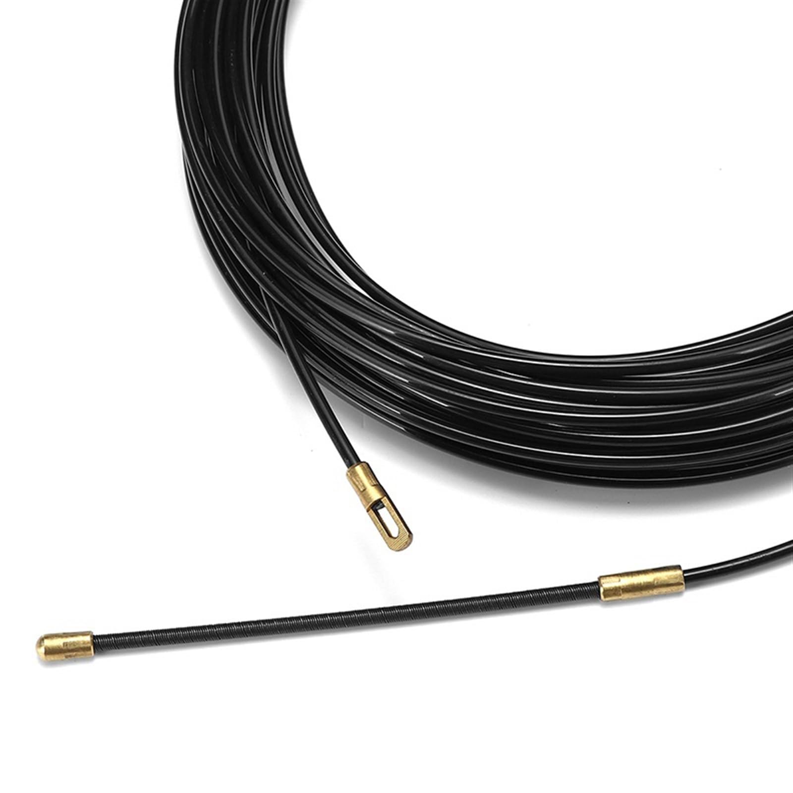 HYBZDKEOP elektrische Kabel abzieher aus Nylon， Kabelschieber, langlebiges schwarzes Fiberglas, Führungsvorrichtung, elektrisches Klebeband, Drahtrohrperforator, 3 mm, 5 m bis 40 m Länge(10m) von HYBZDKEOP